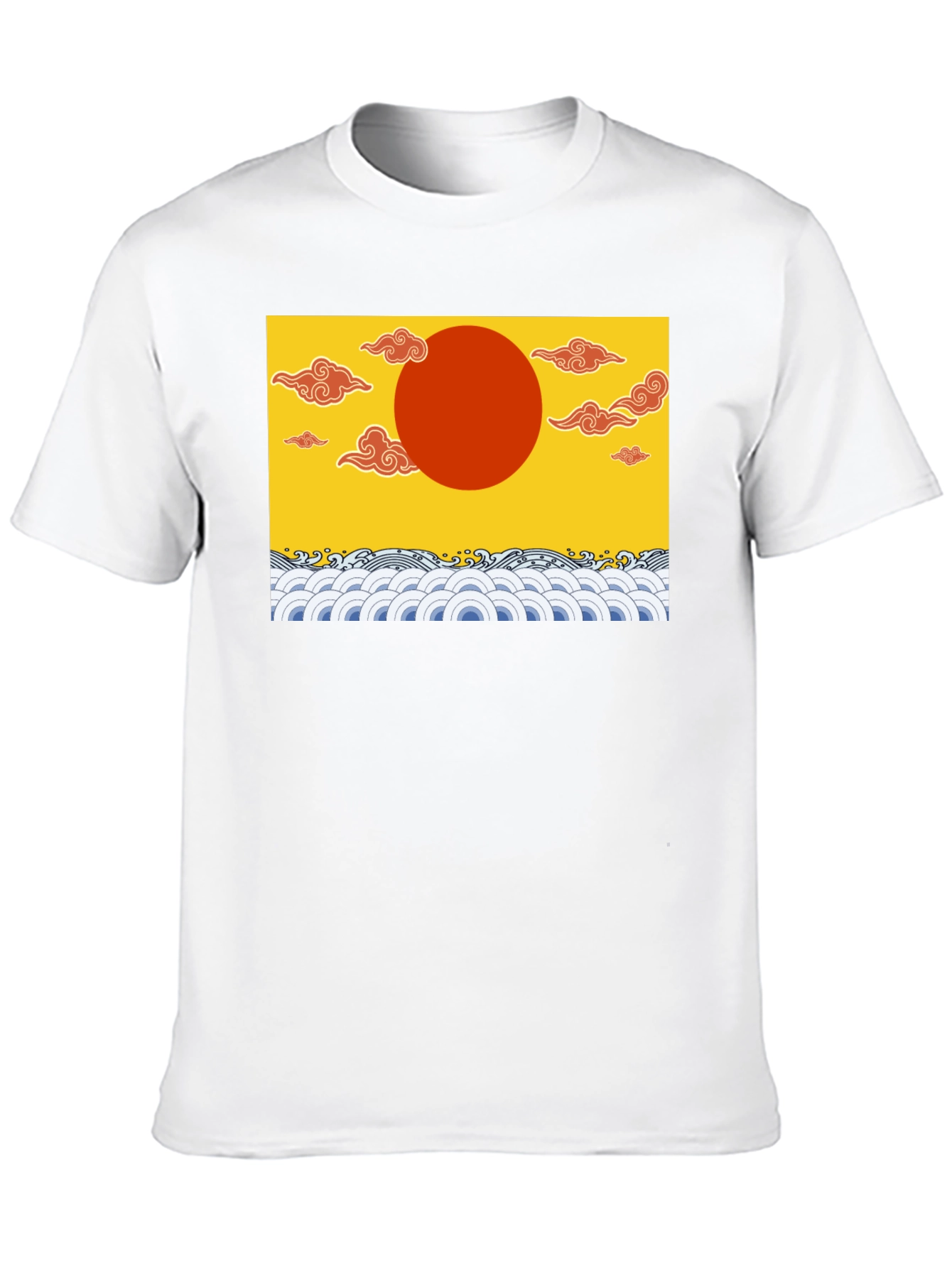 Rising Sun Graphic Tee - Artistic Design