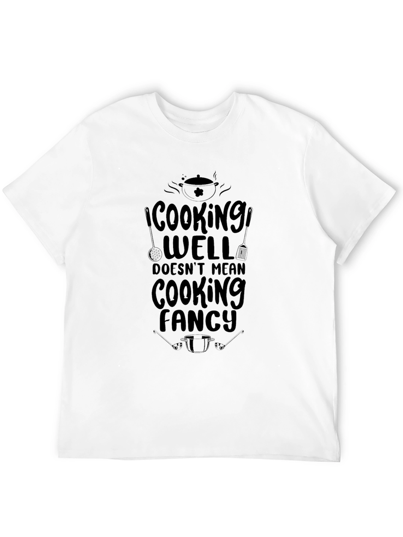 Cooking Well T-Shirt - Funny Chef Tee
