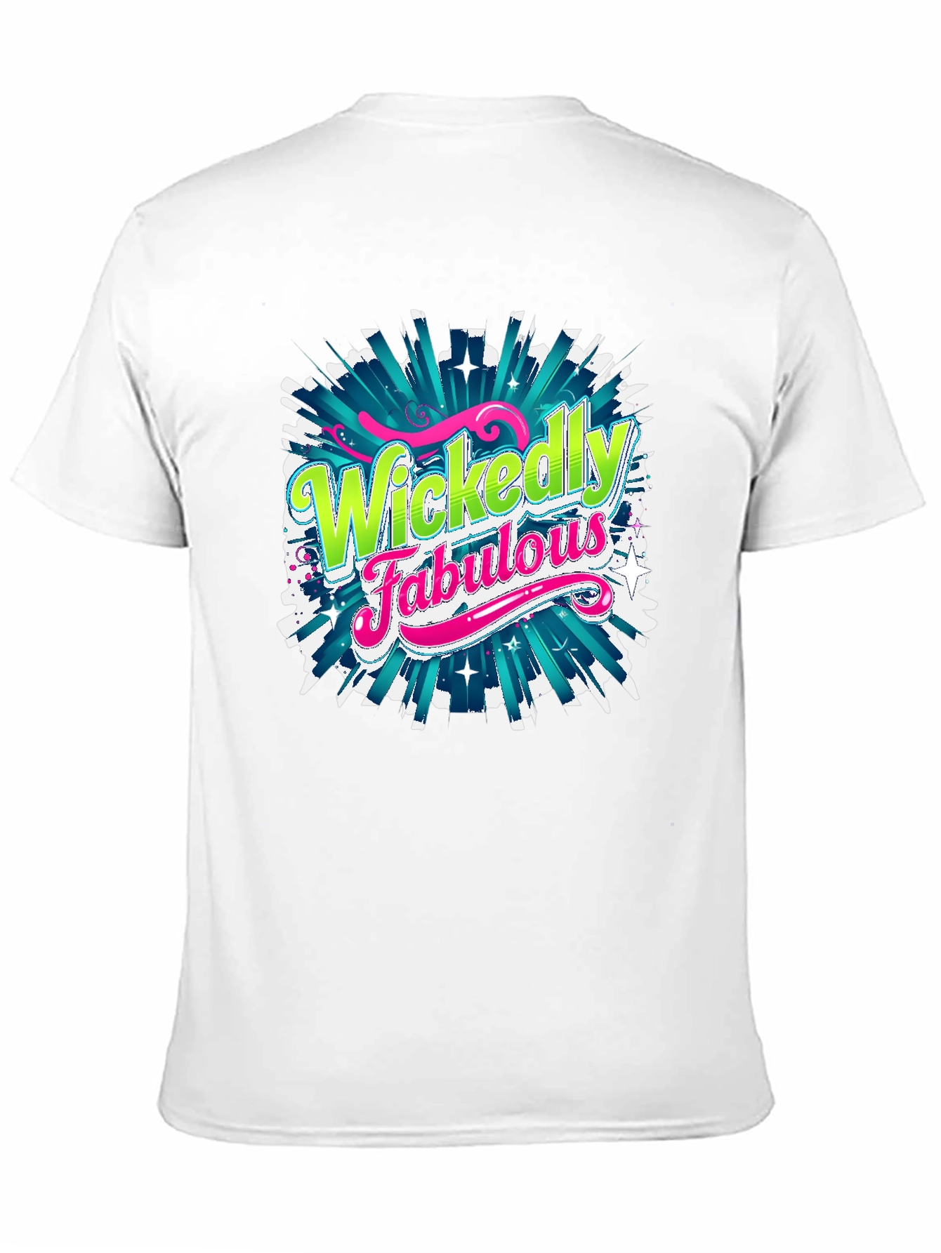 Wickedly Fabulous Graphic Tee - Black Cotton T-Shirt