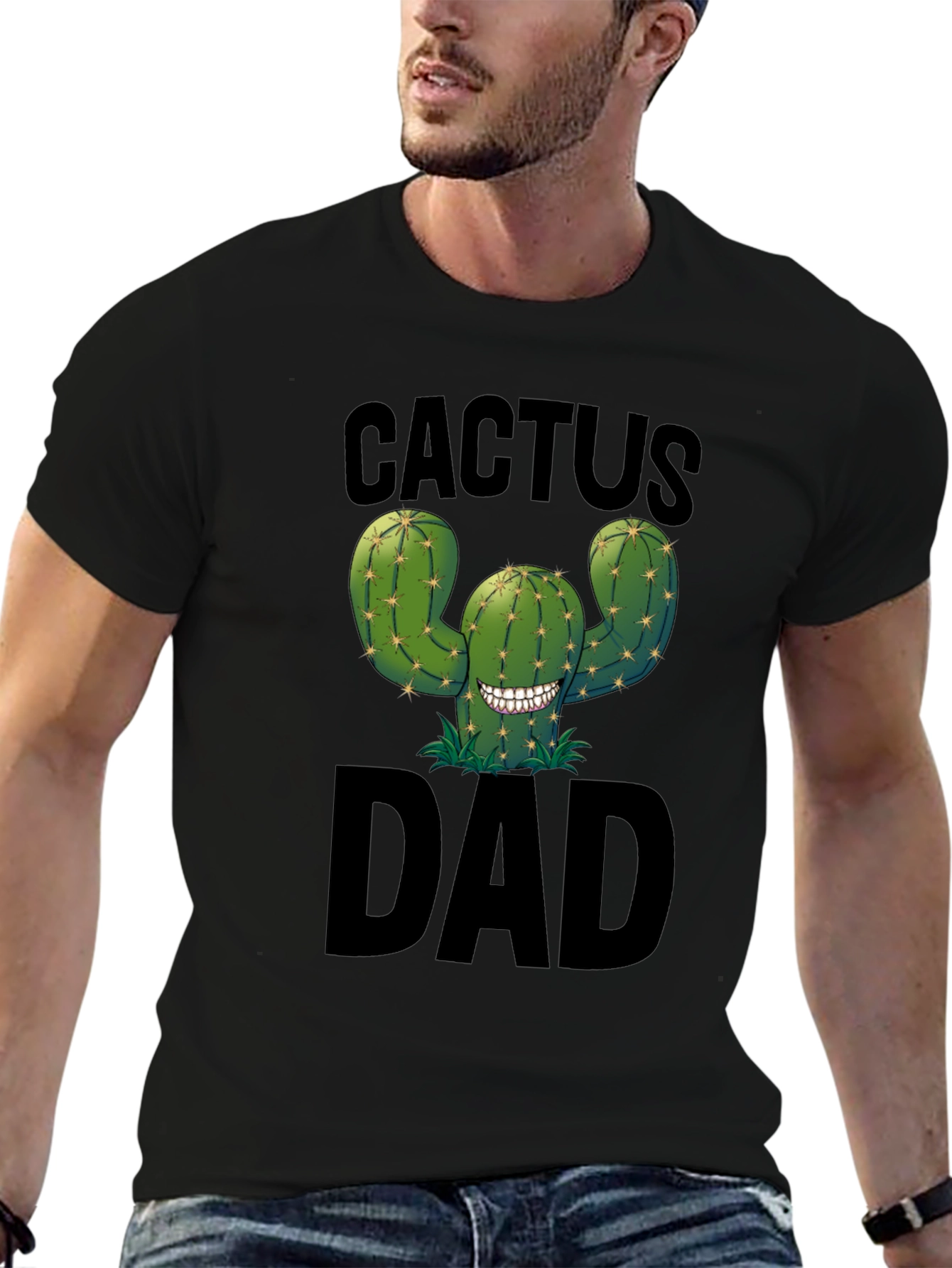 Cactus Dad T-Shirt - Funny Fathers Day Tee