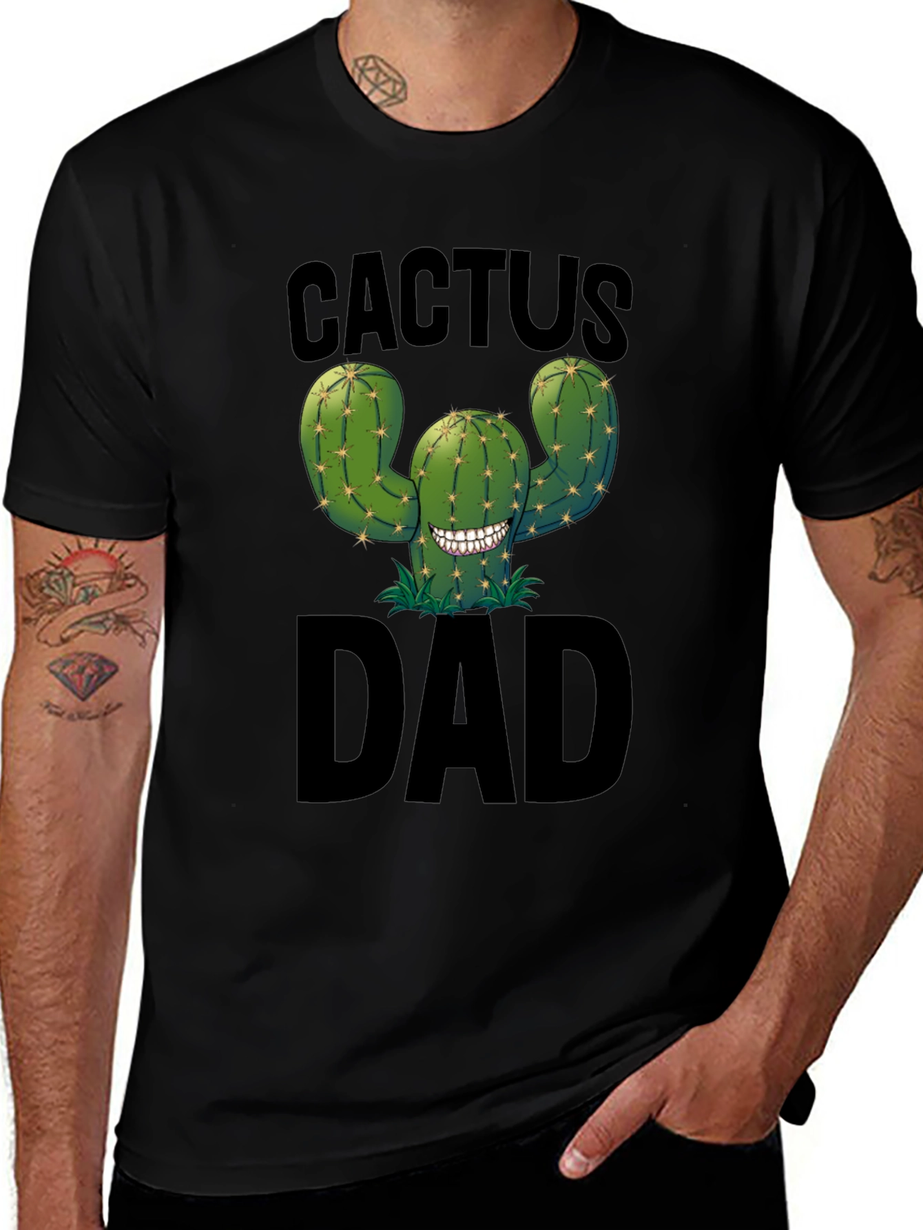 Cactus Dad T-Shirt - Funny Fathers Day Tee