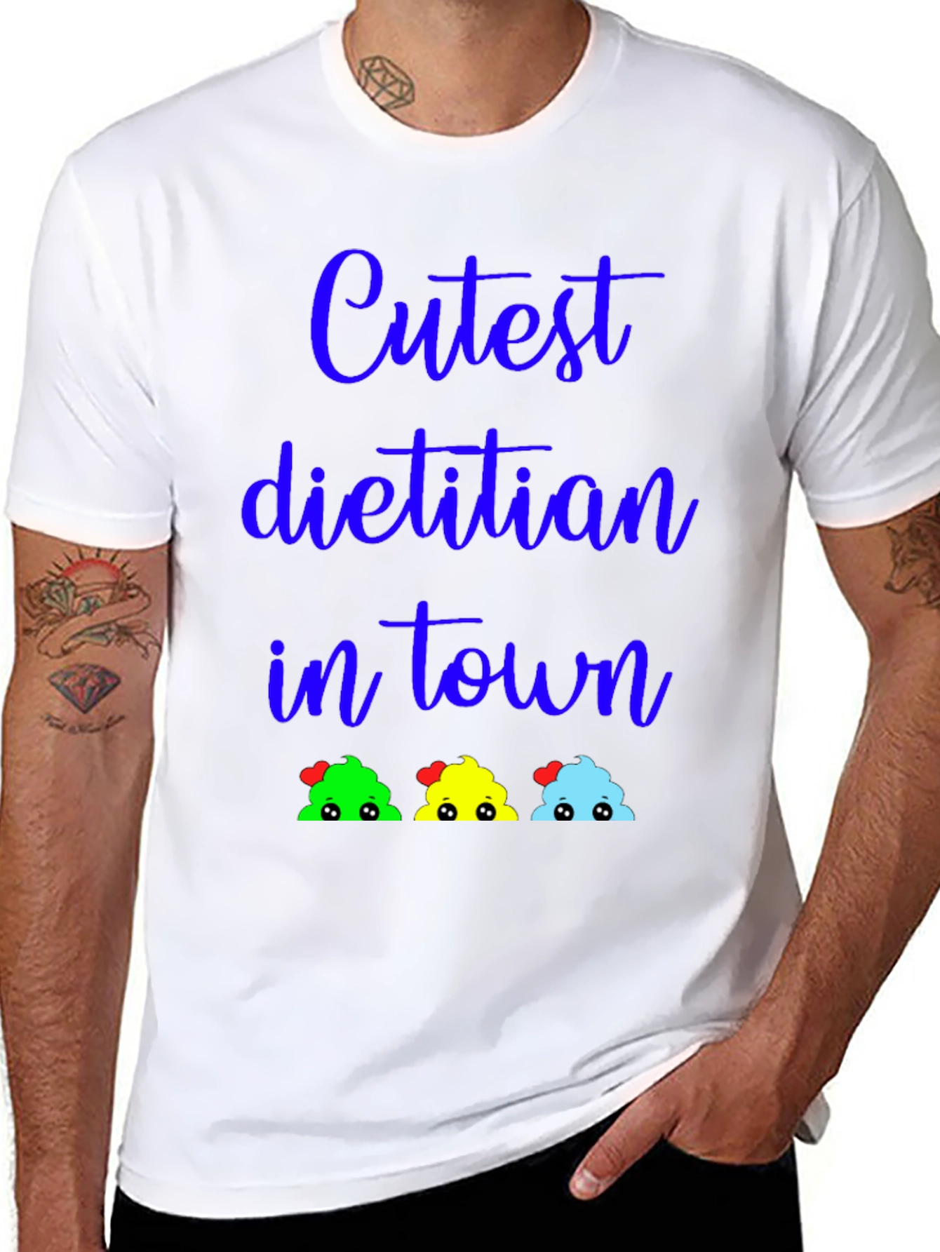 Cutest Dietitian in Town Graphic T-Shirt