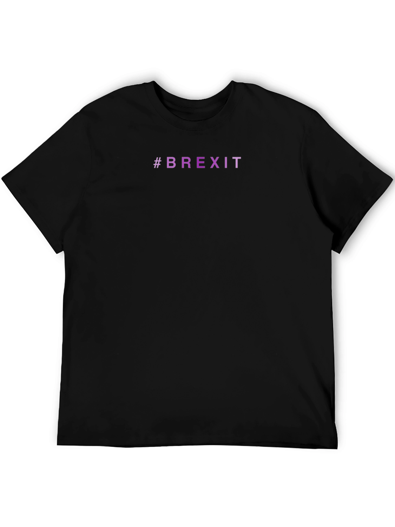 Brexit T-Shirt - Black Cotton Blend