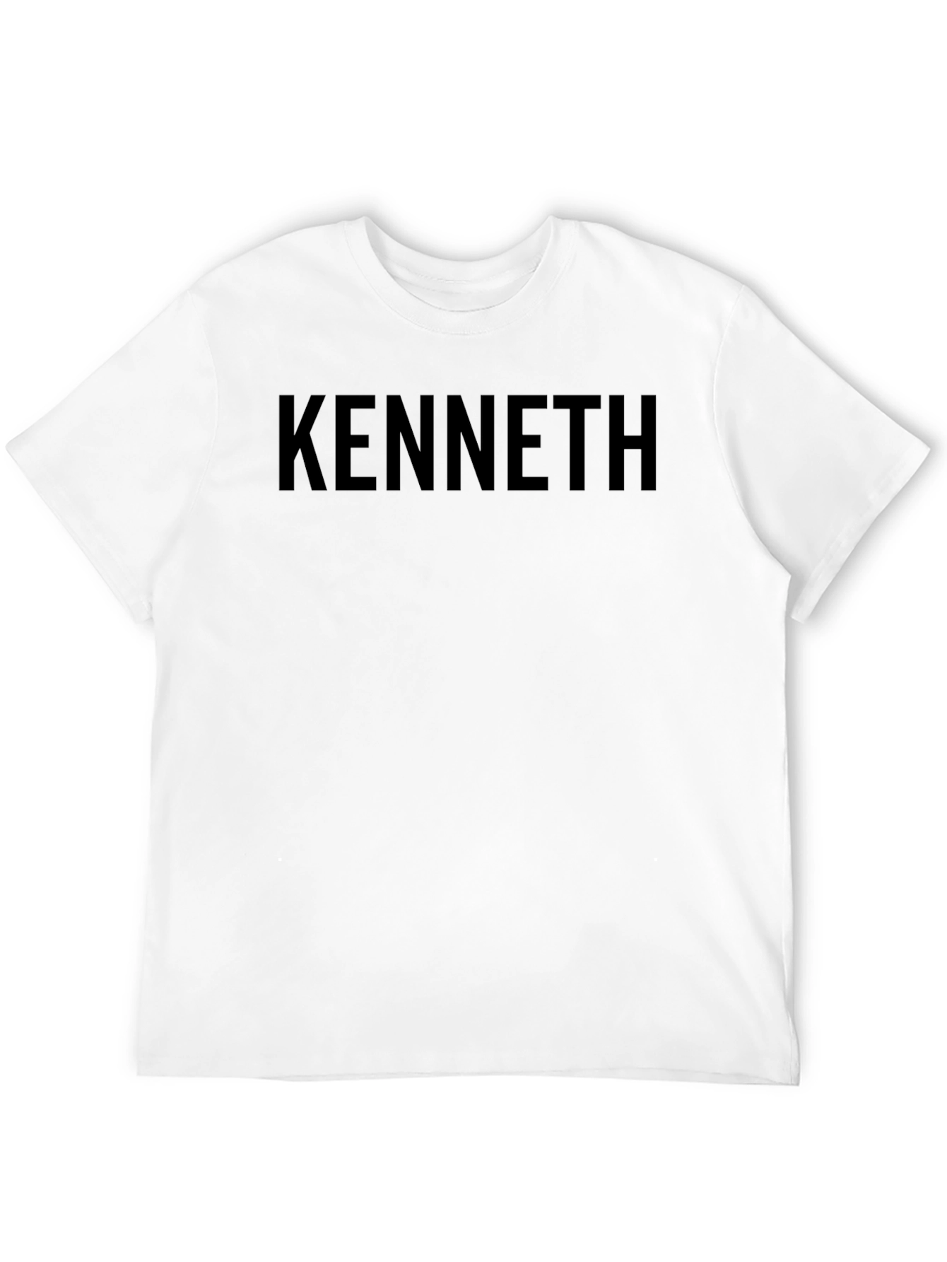 Personalized KENNETH Black T-Shirt