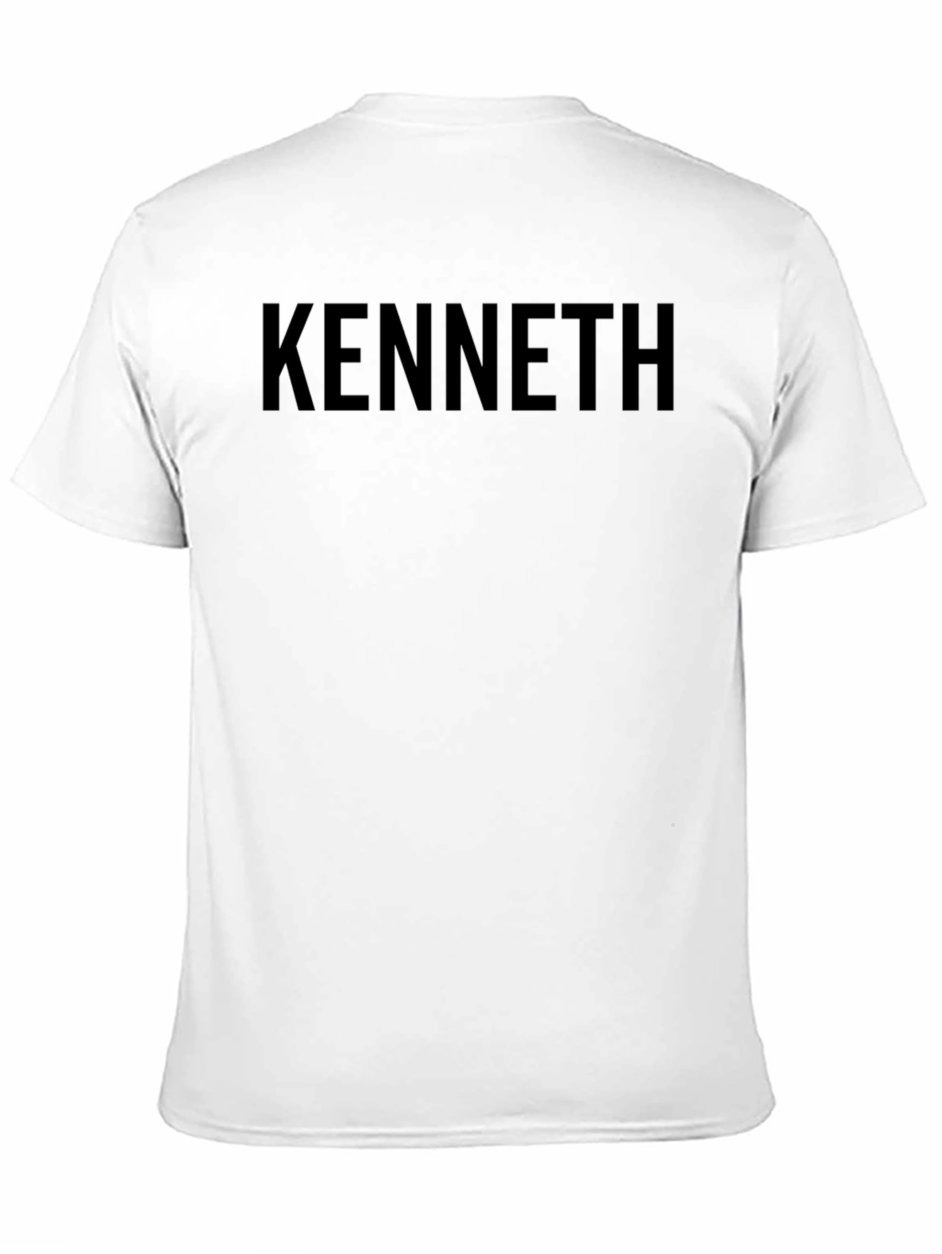 Personalized KENNETH Black T-Shirt