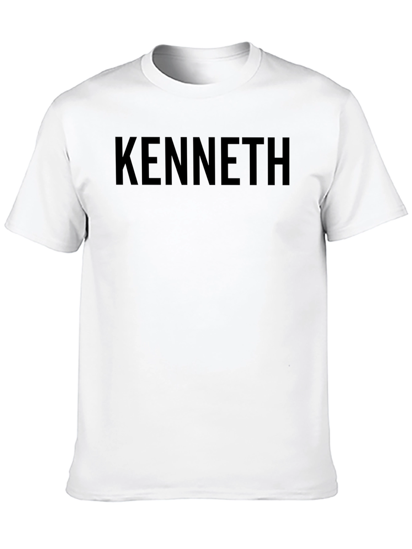 Personalized KENNETH Black T-Shirt