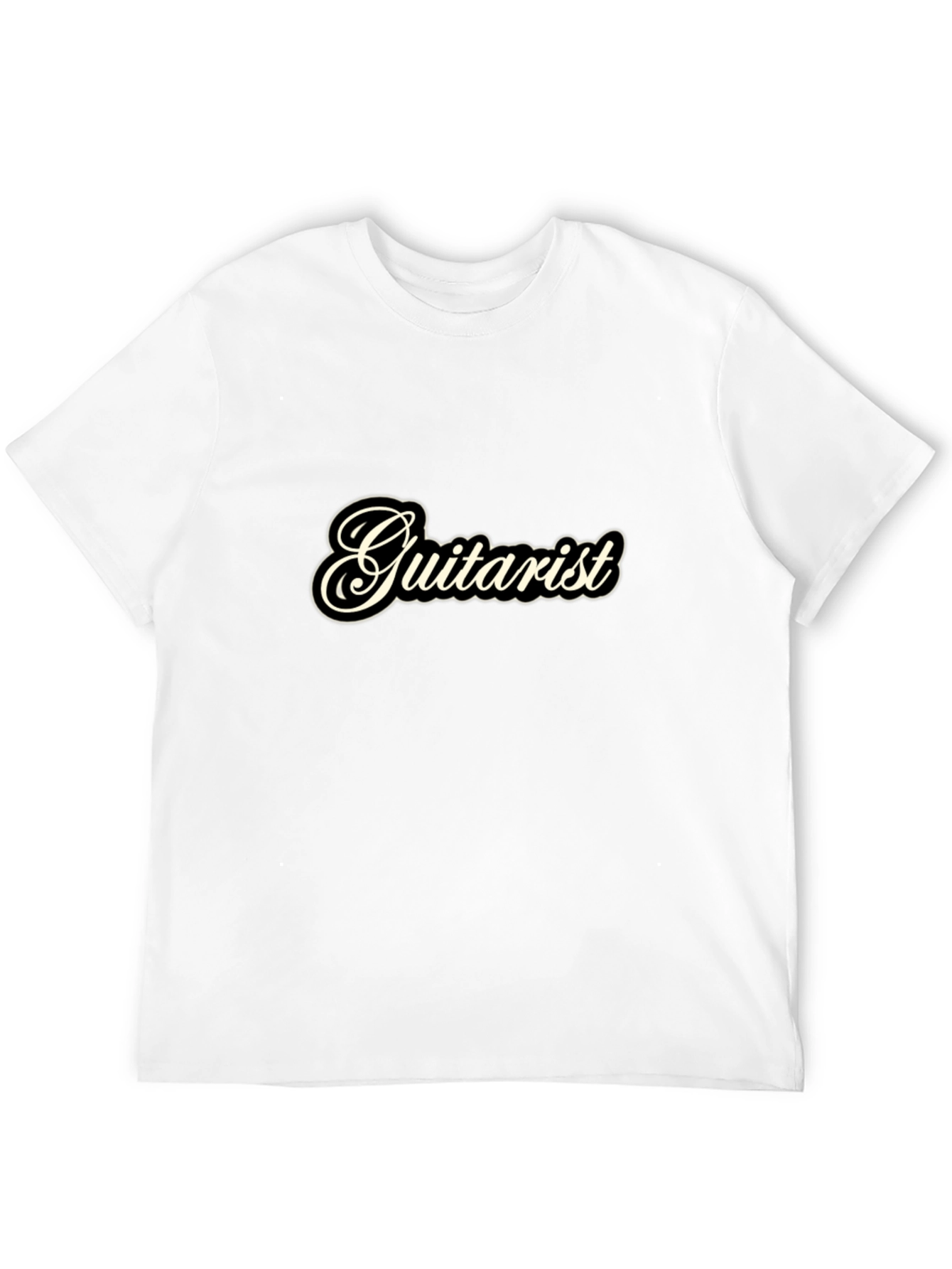Guitartist Black T-Shirt for Music Lovers