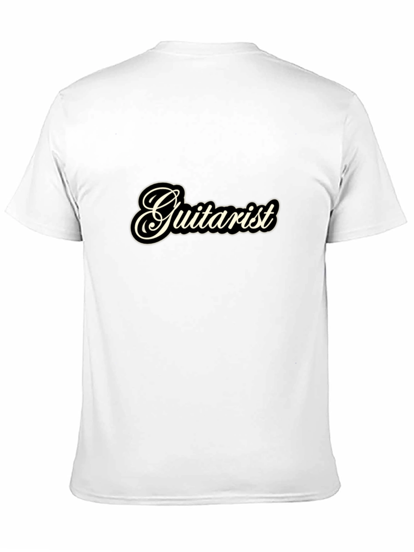 Guitartist Black T-Shirt for Music Lovers