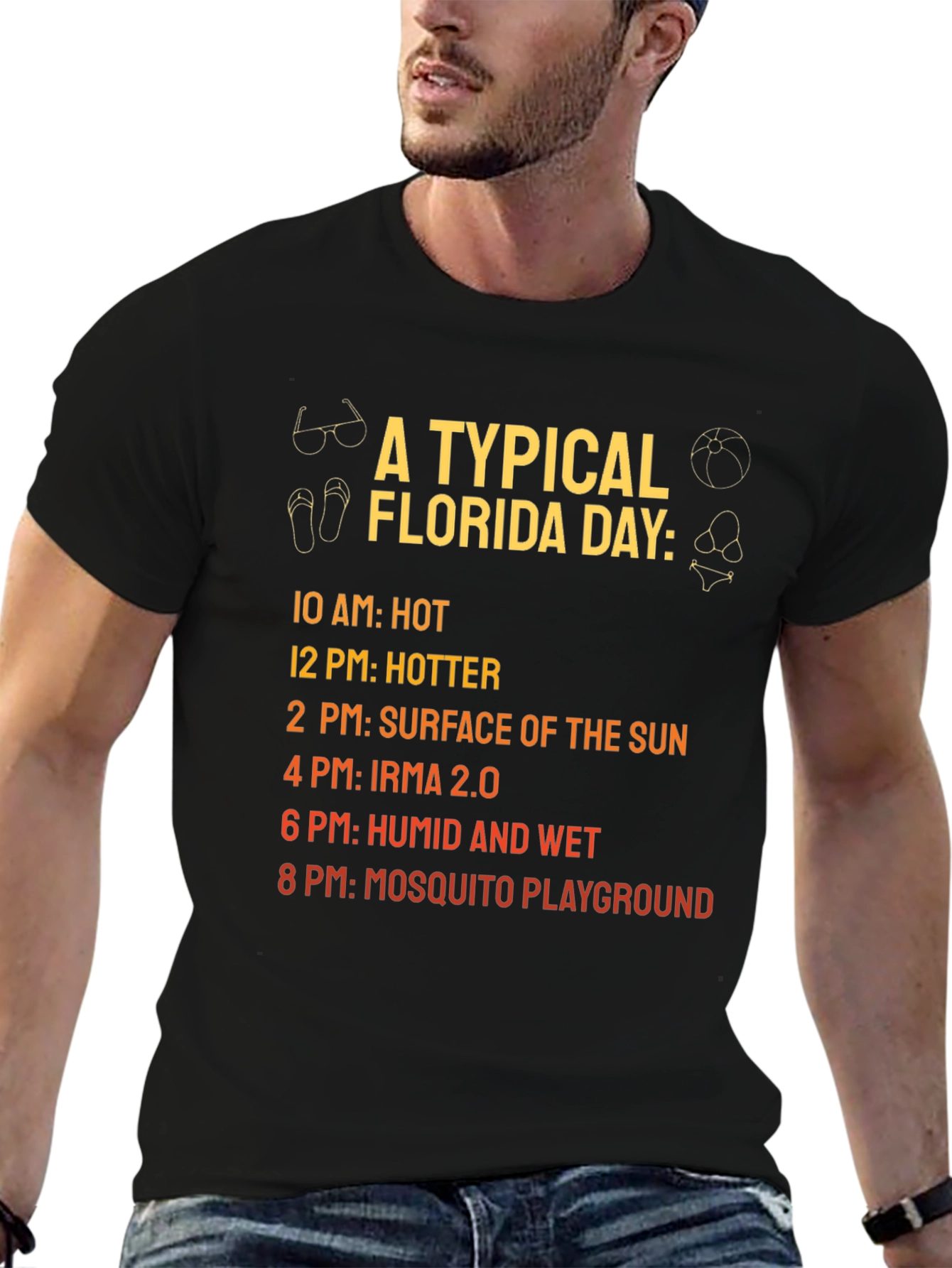Florida Day T-Shirt: Hot Humid Mosquito Playground!