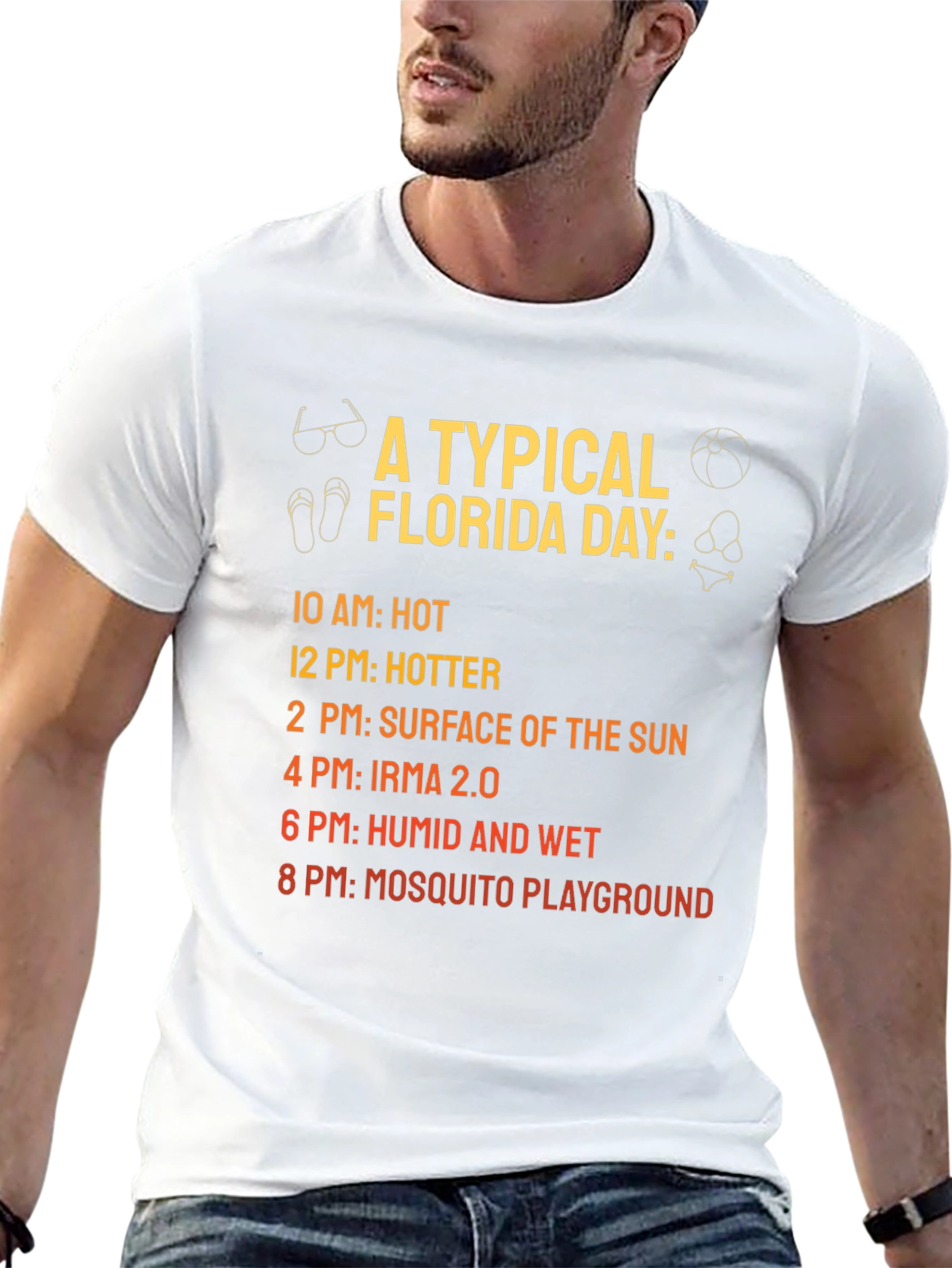 Florida Day T-Shirt: Hot Humid Mosquito Playground!