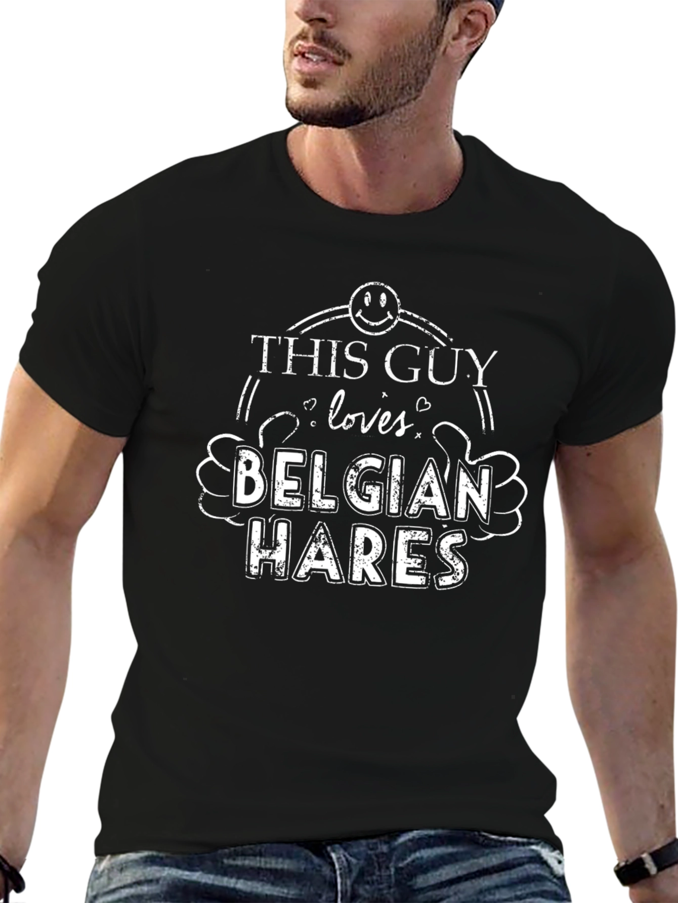This Guy Loves Belgian Hares T-Shirt