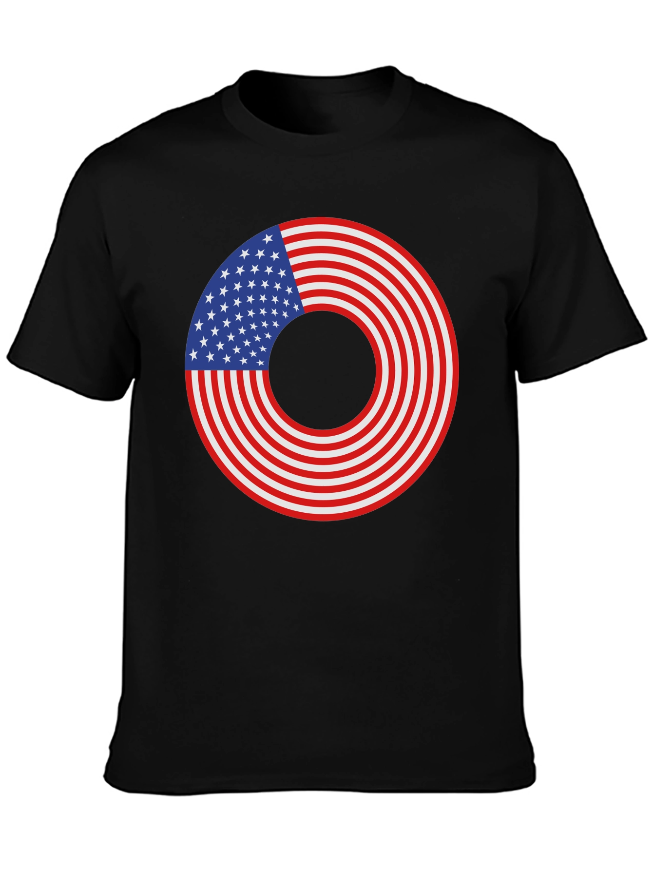 American Flag Doughnut Graphic Tee