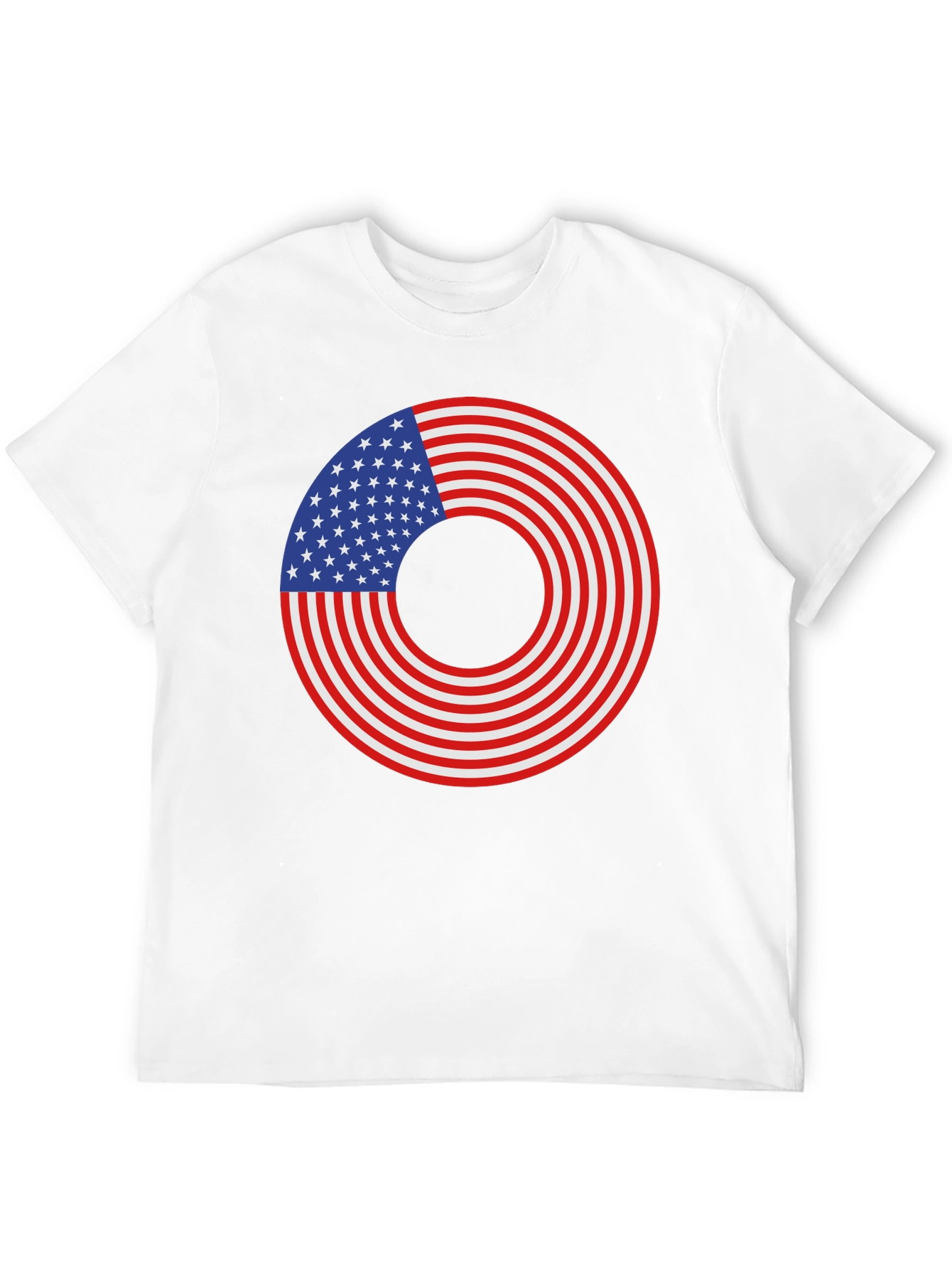 American Flag Doughnut Graphic Tee