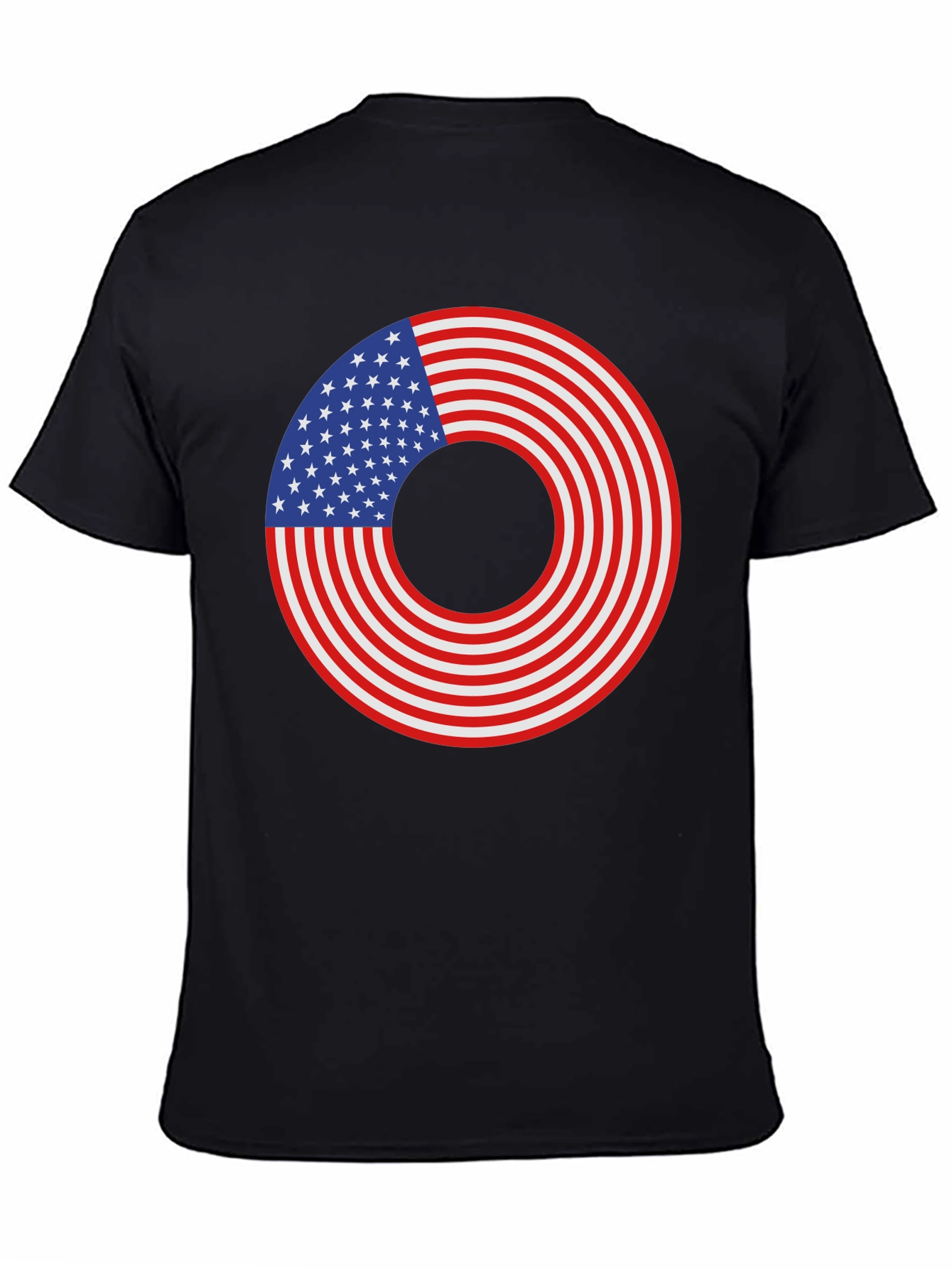 American Flag Doughnut Graphic Tee