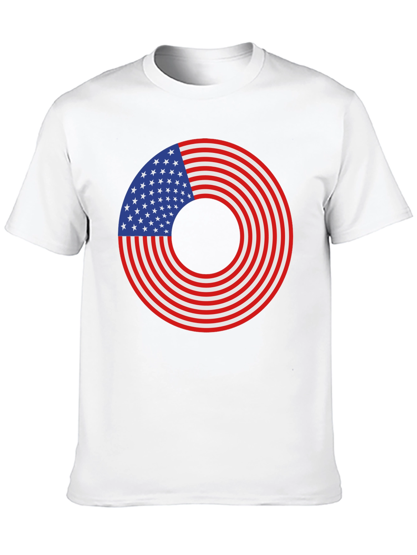 American Flag Doughnut Graphic Tee
