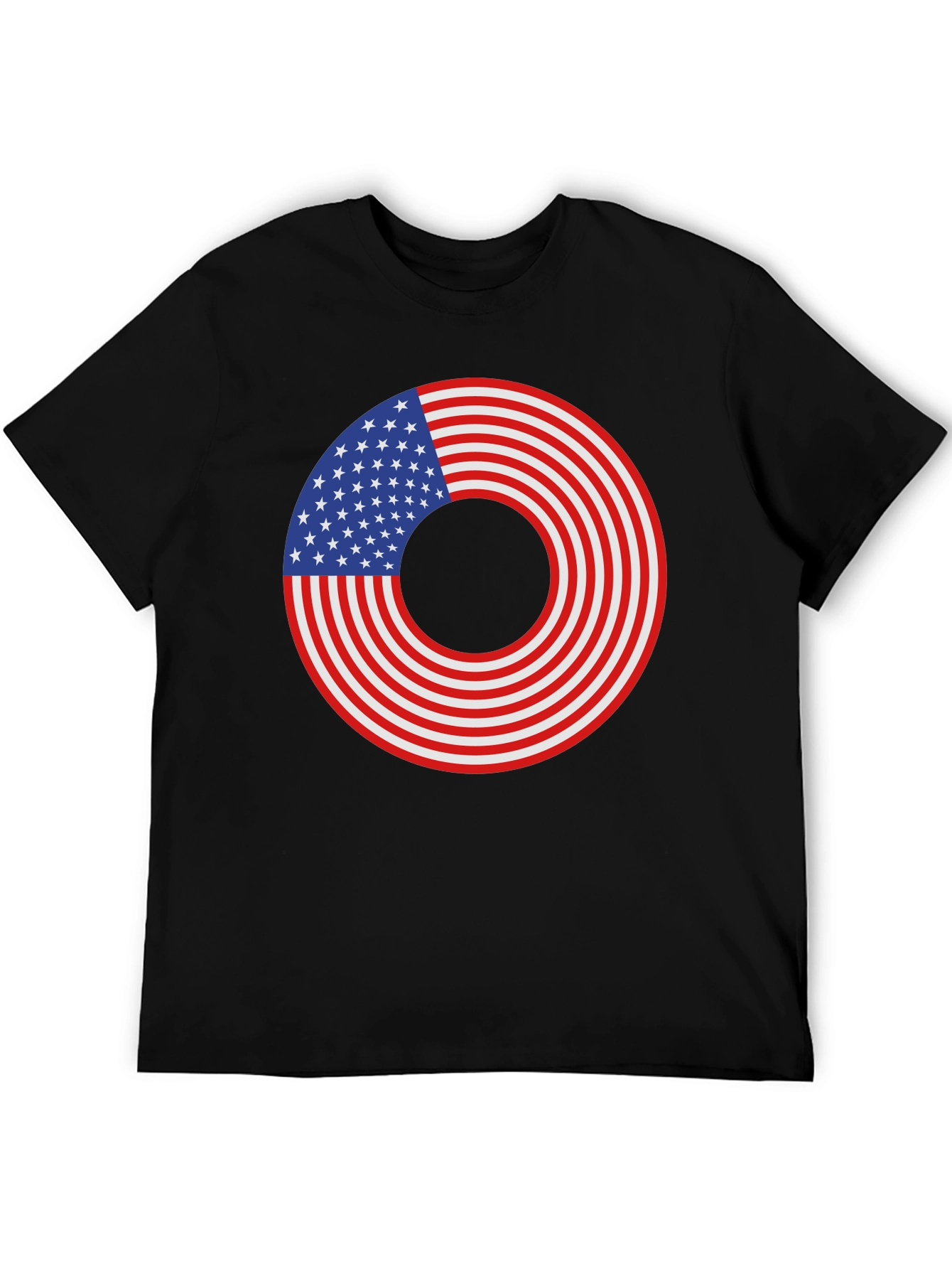 American Flag Doughnut Graphic Tee