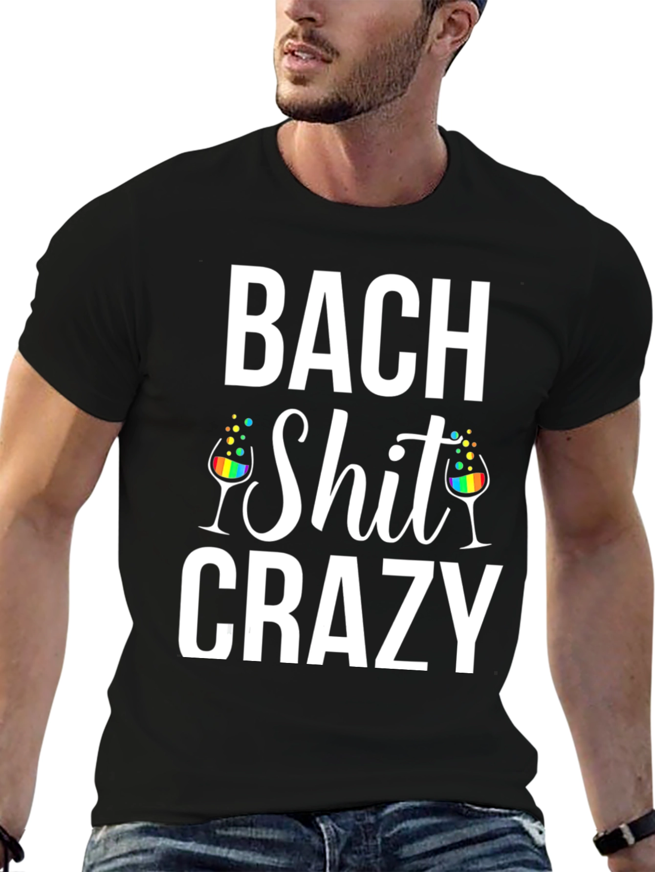 Bach Shit Crazy Graphic T-Shirt