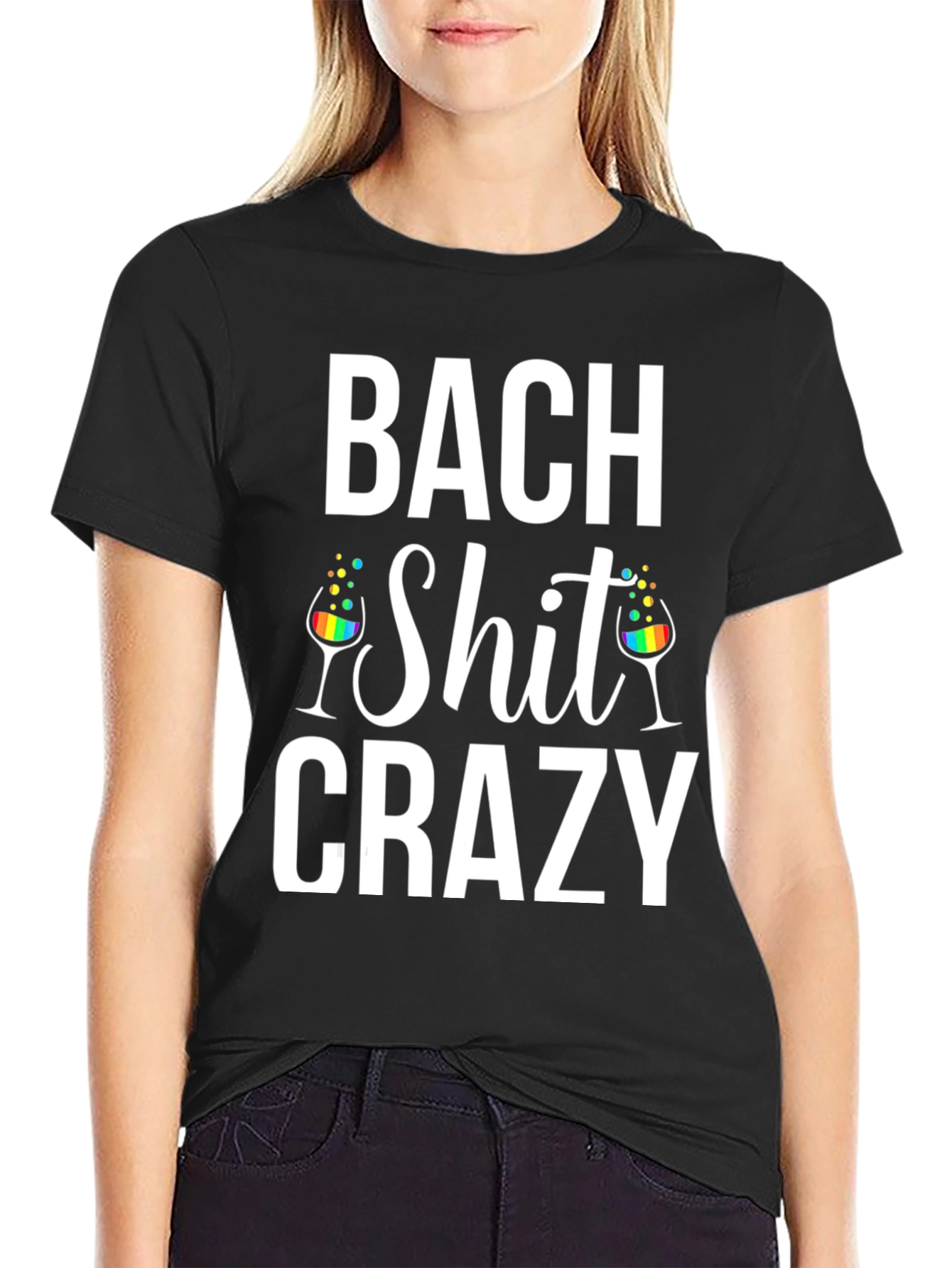 Bach Shit Crazy Graphic T-Shirt