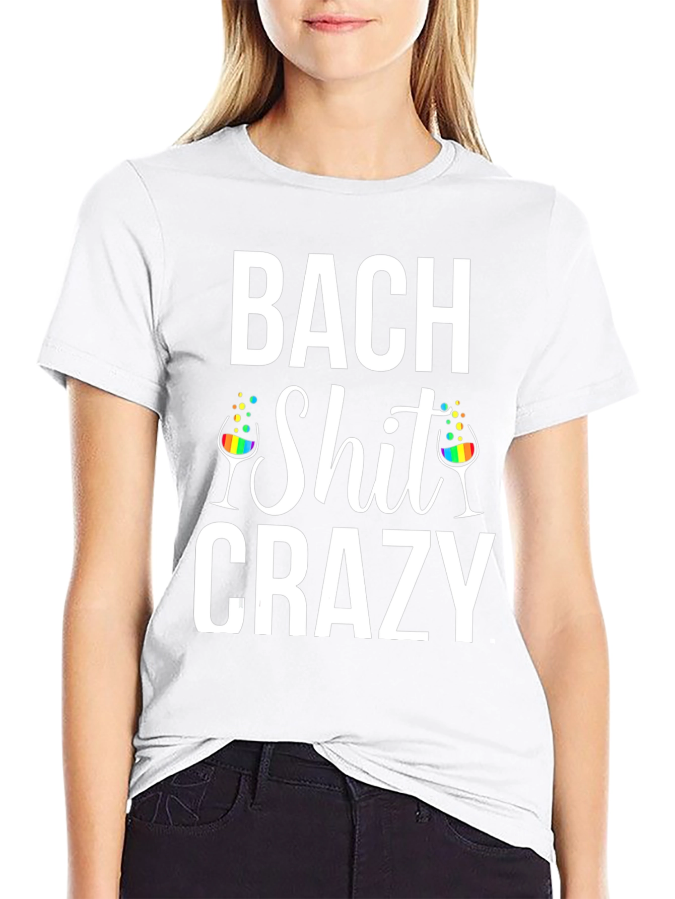 Bach Shit Crazy Graphic T-Shirt