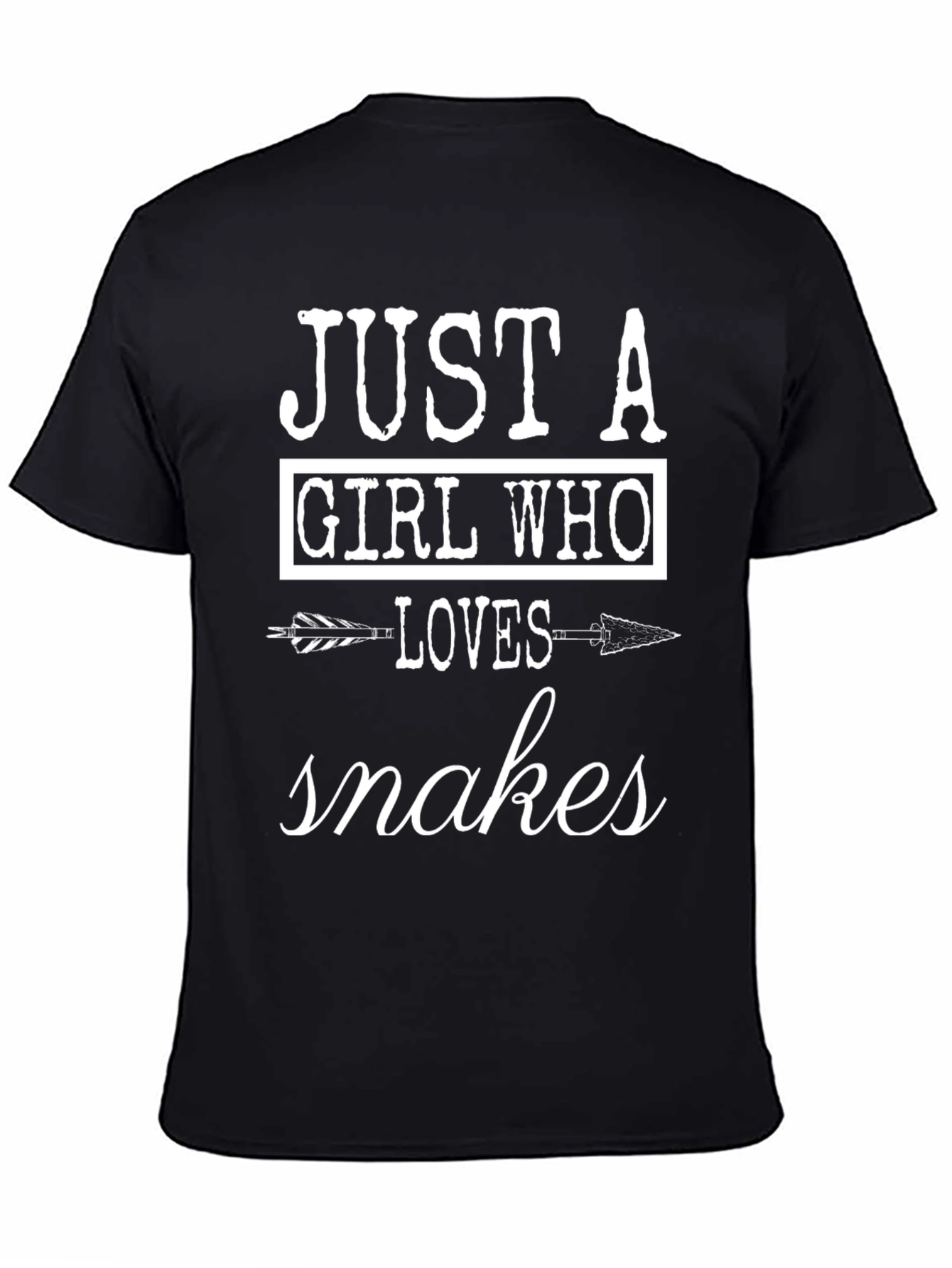 Just a Girl Who Loves Snakes Graphic Tee