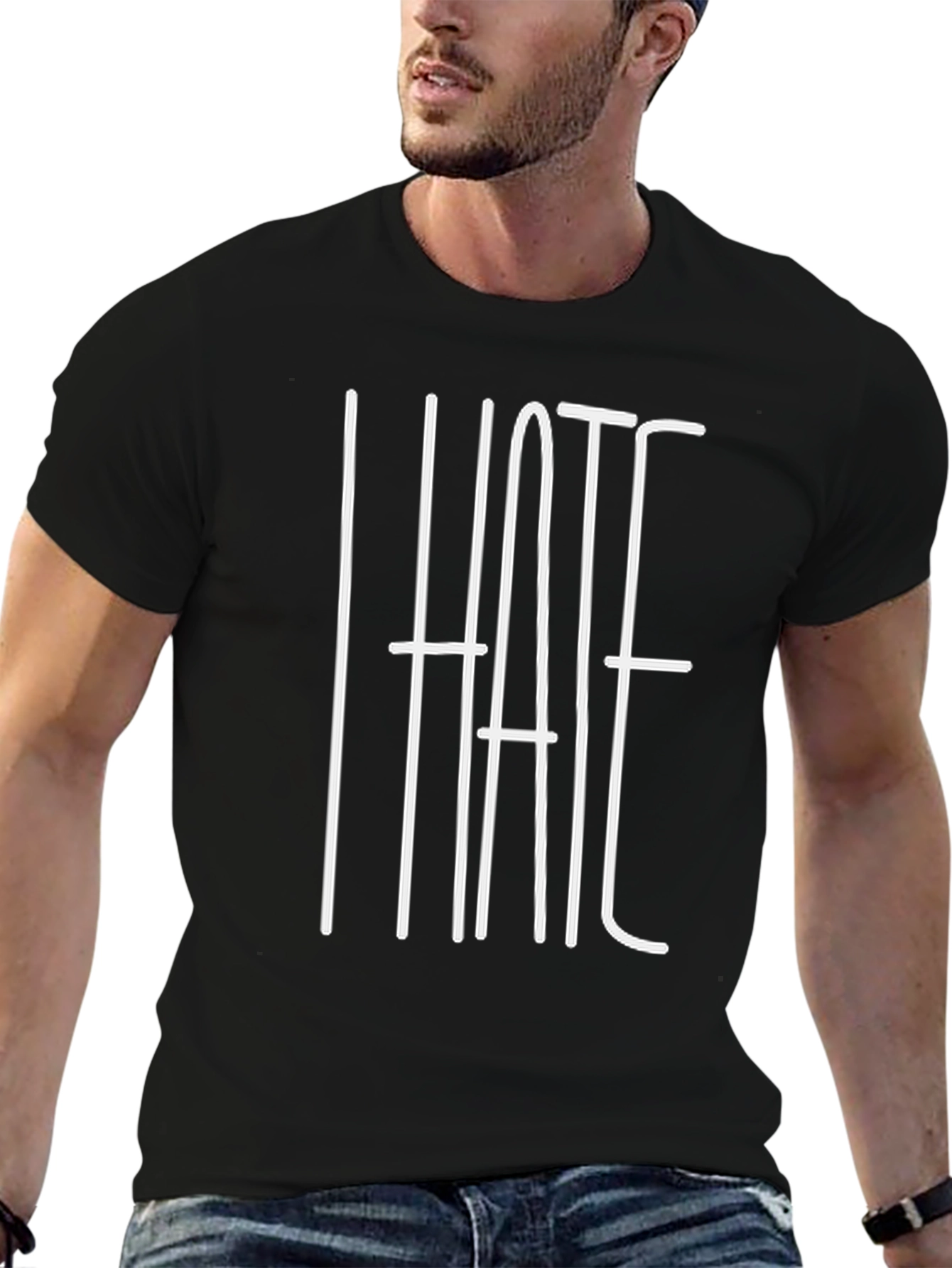I Hate T-Shirt - Bold Statement Tee