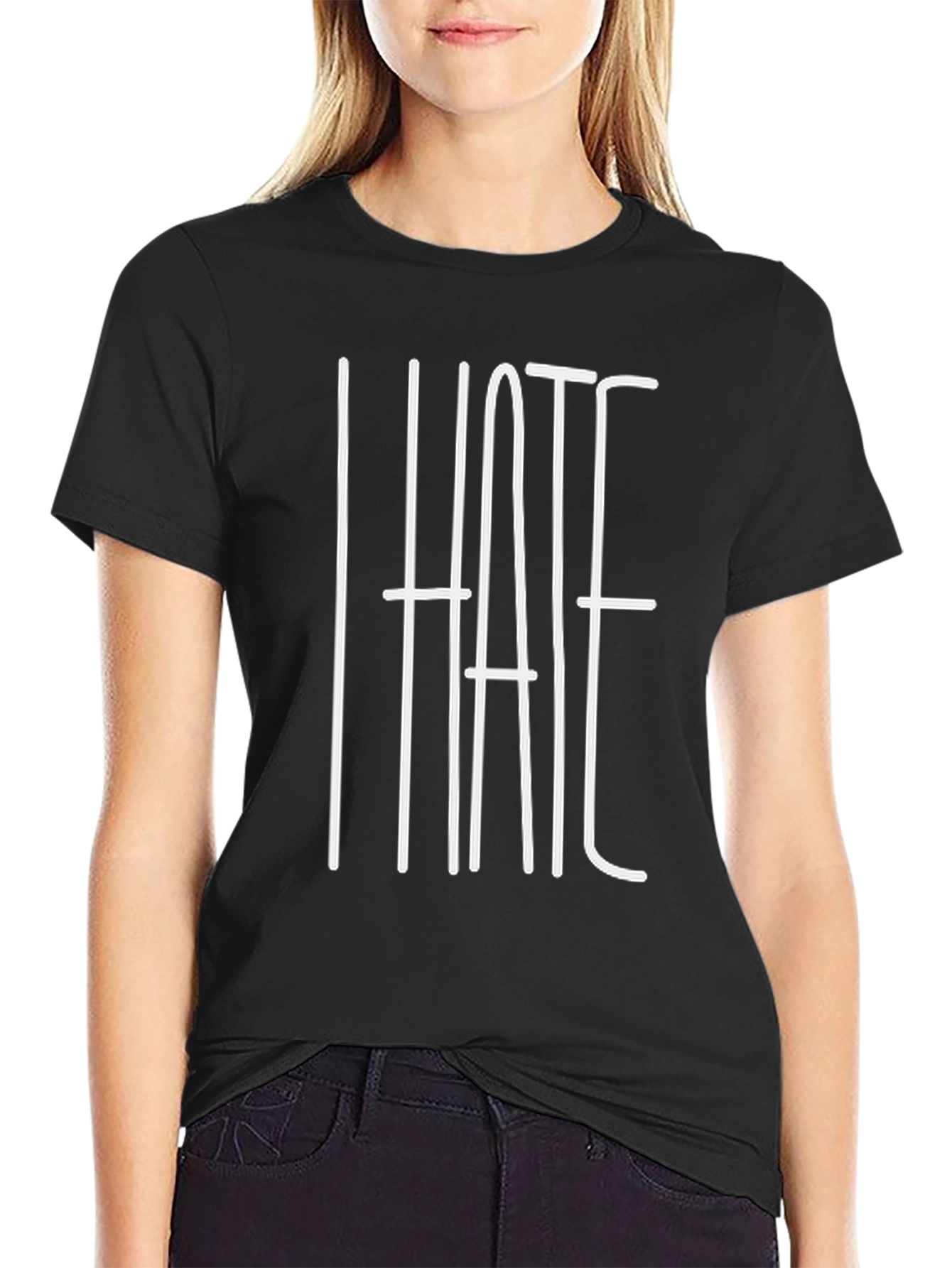 I Hate T-Shirt - Bold Statement Tee