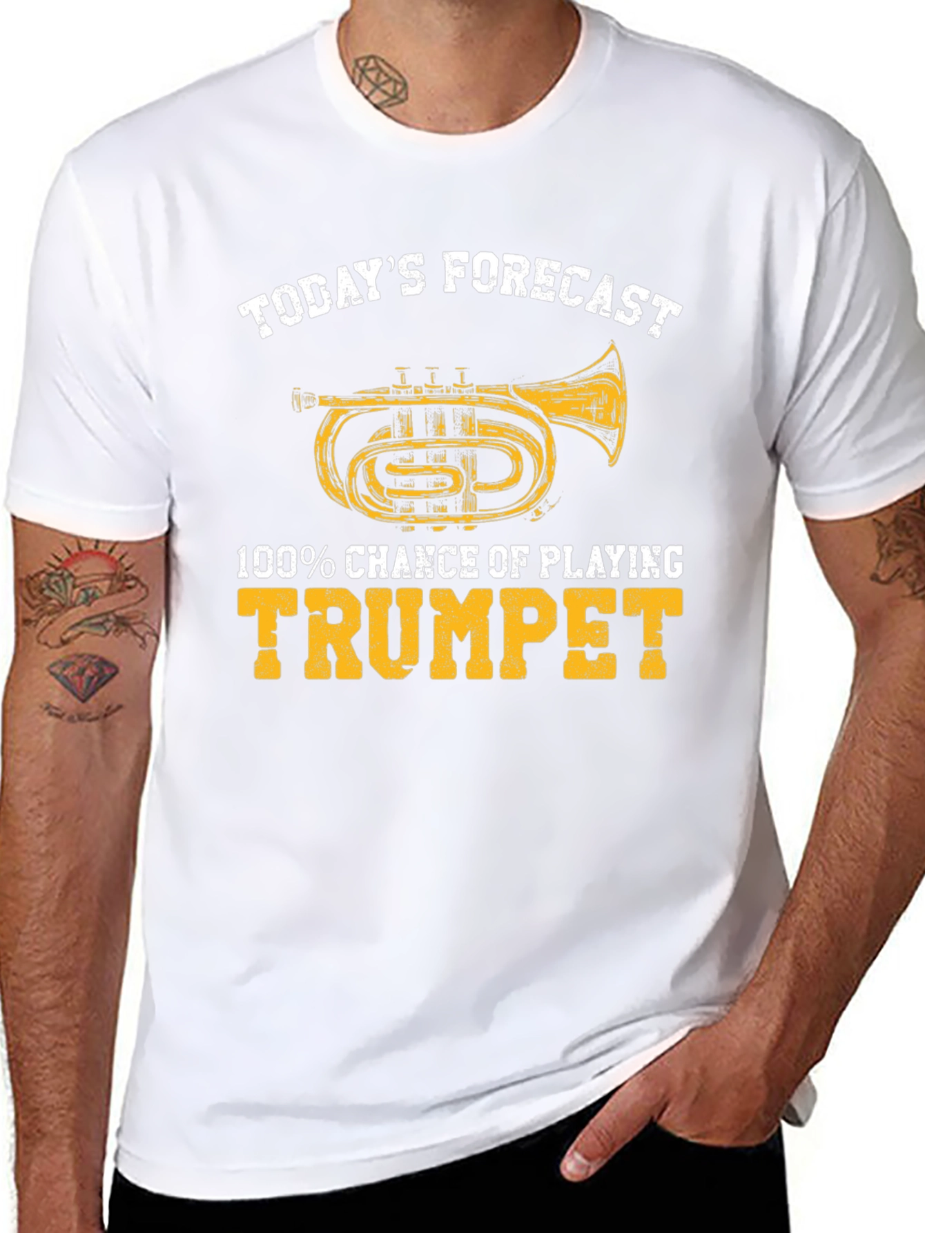Trumpet Player T-Shirt: Todays Forecast