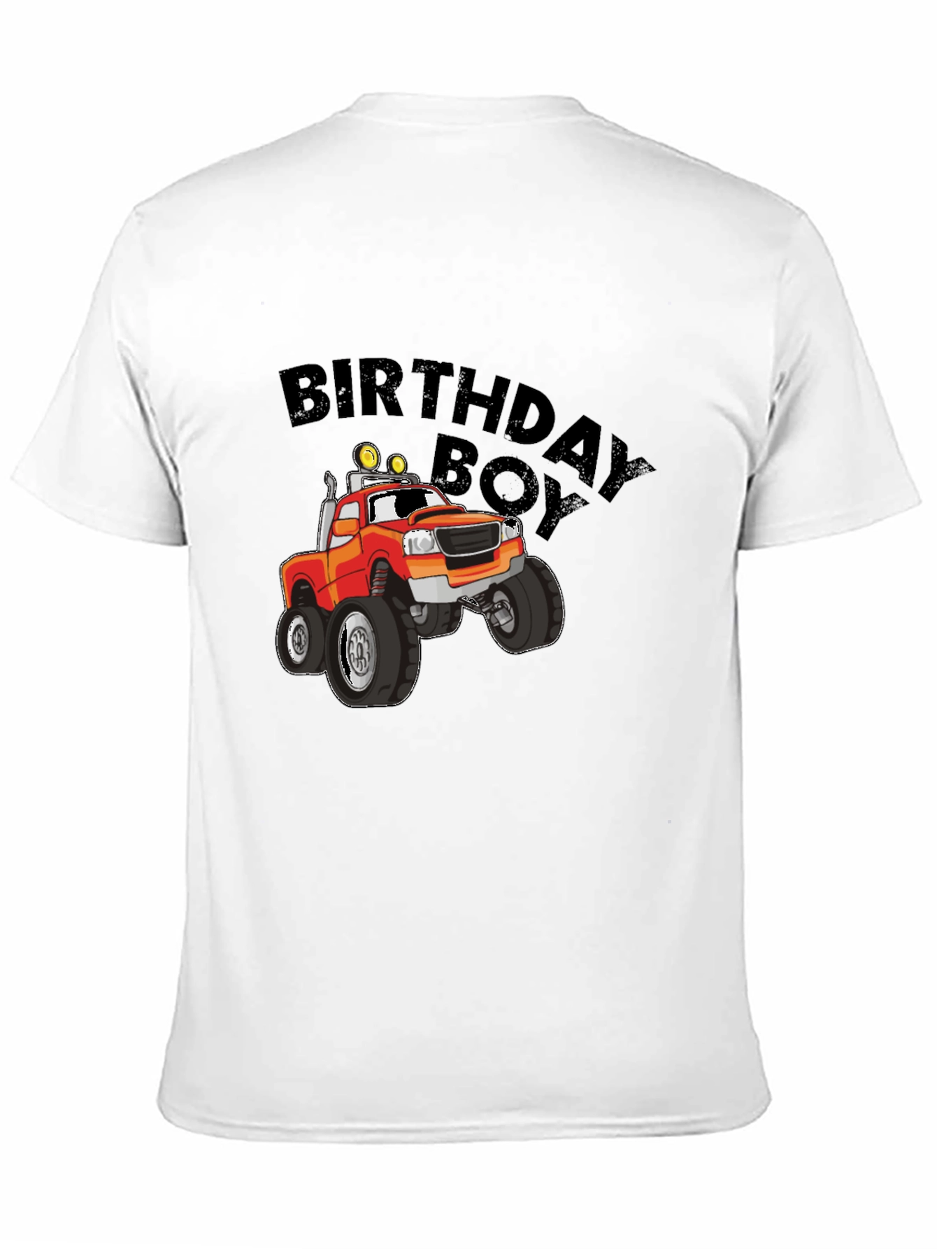 Birthday Boy Monster Truck Graphic Tee