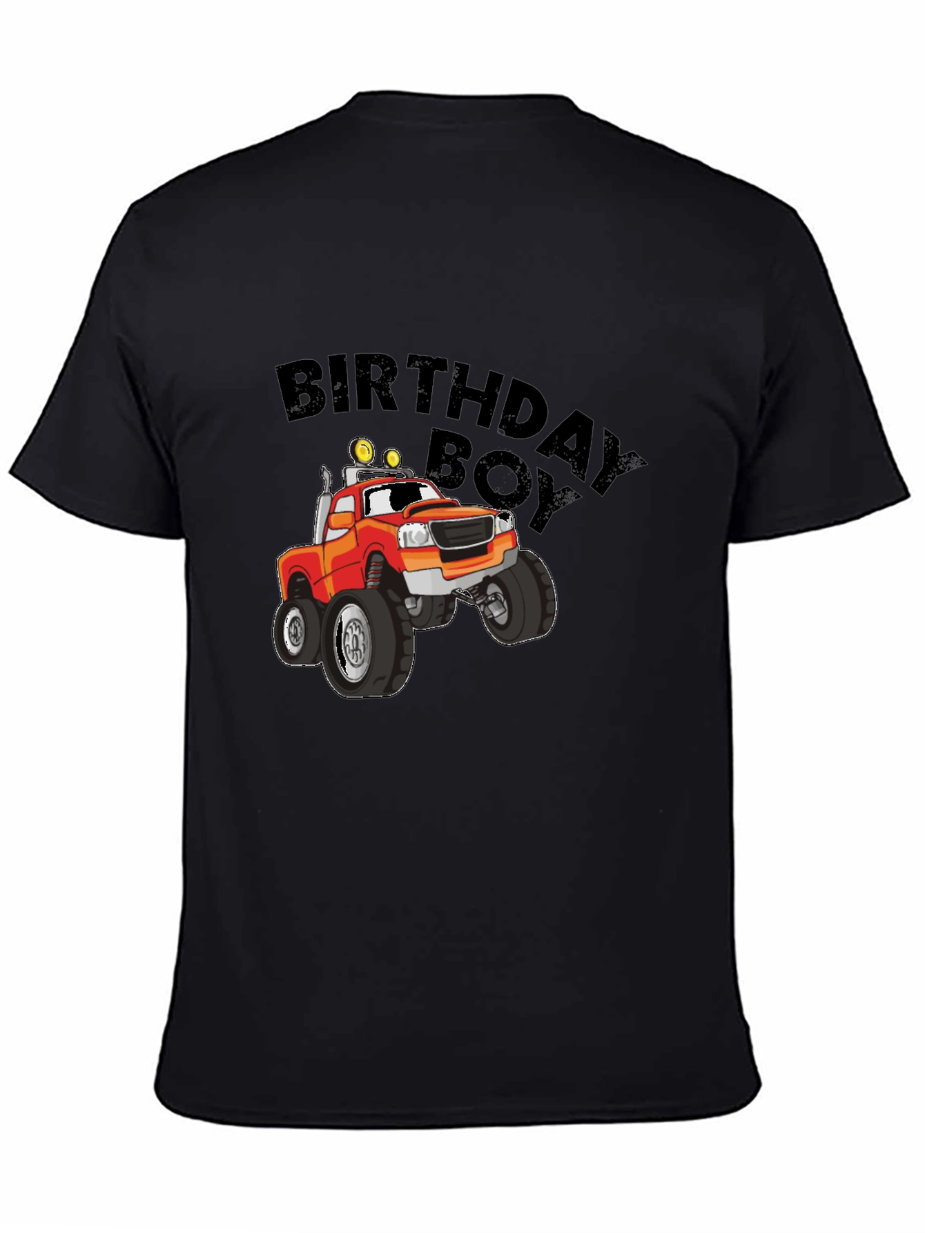 Birthday Boy Monster Truck Graphic Tee