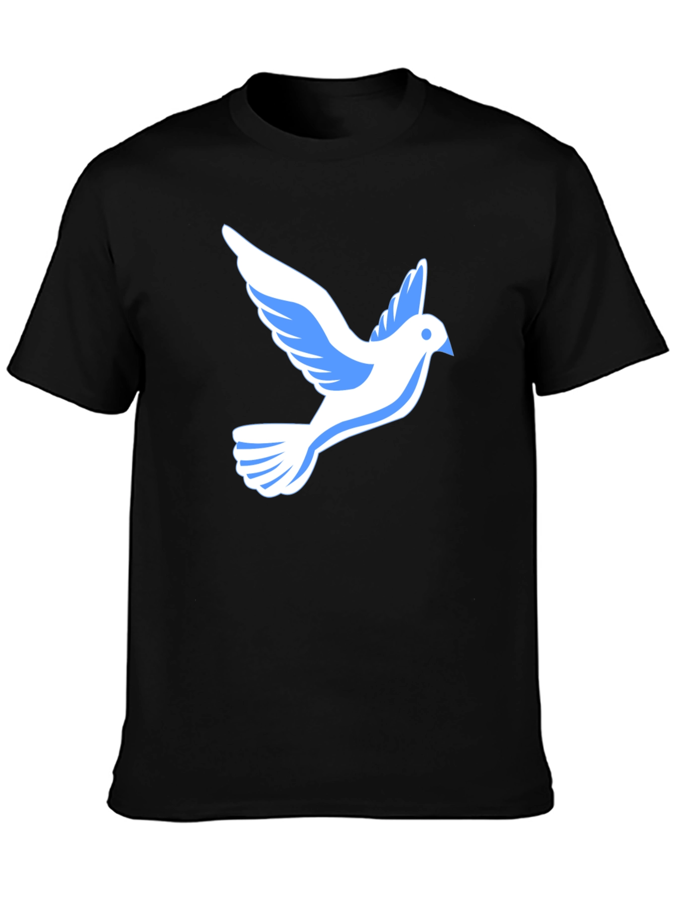 Peace Dove Graphic Tee - Stylish Bird Print T-Shirt