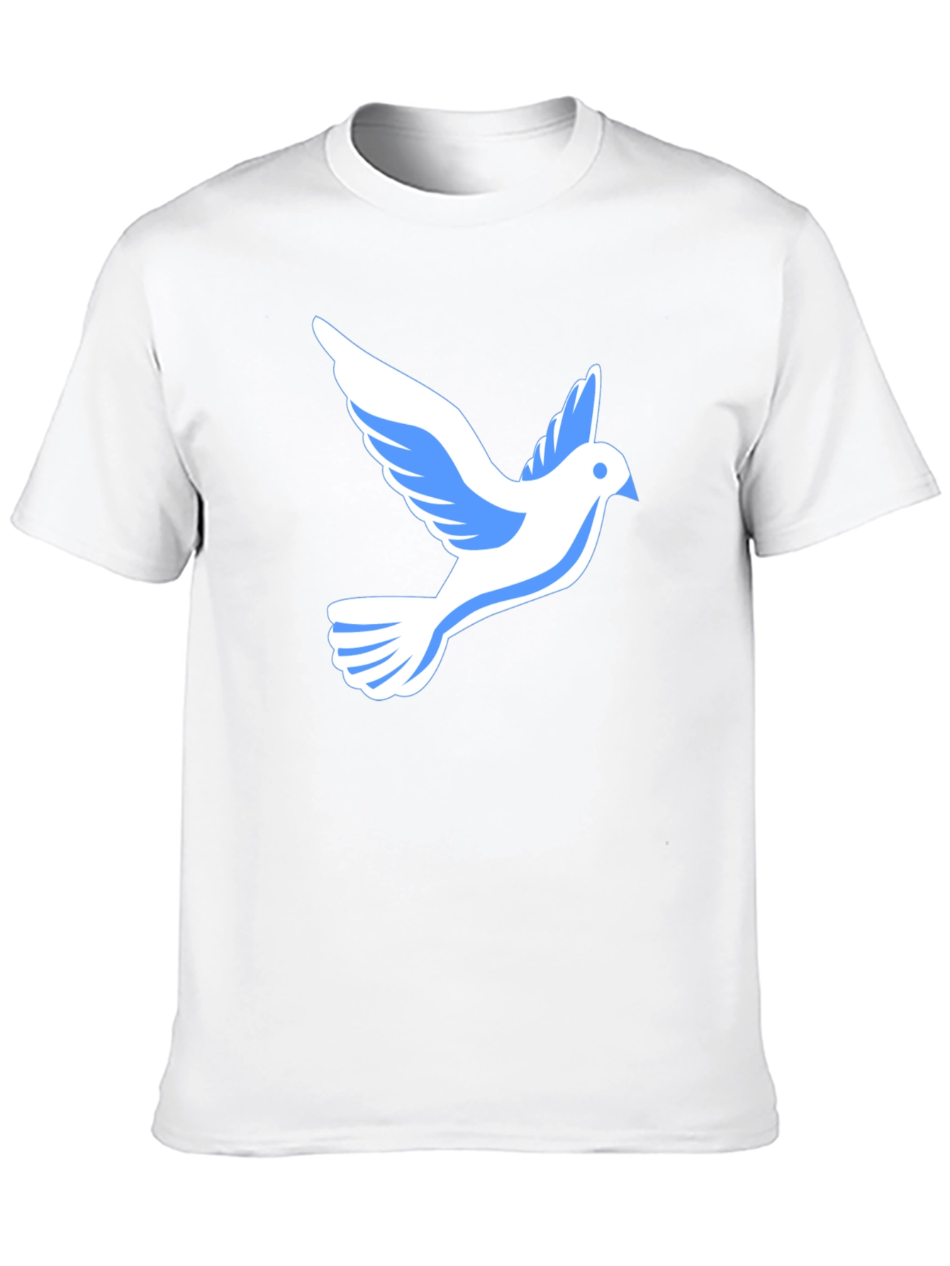 Peace Dove Graphic Tee - Stylish Bird Print T-Shirt