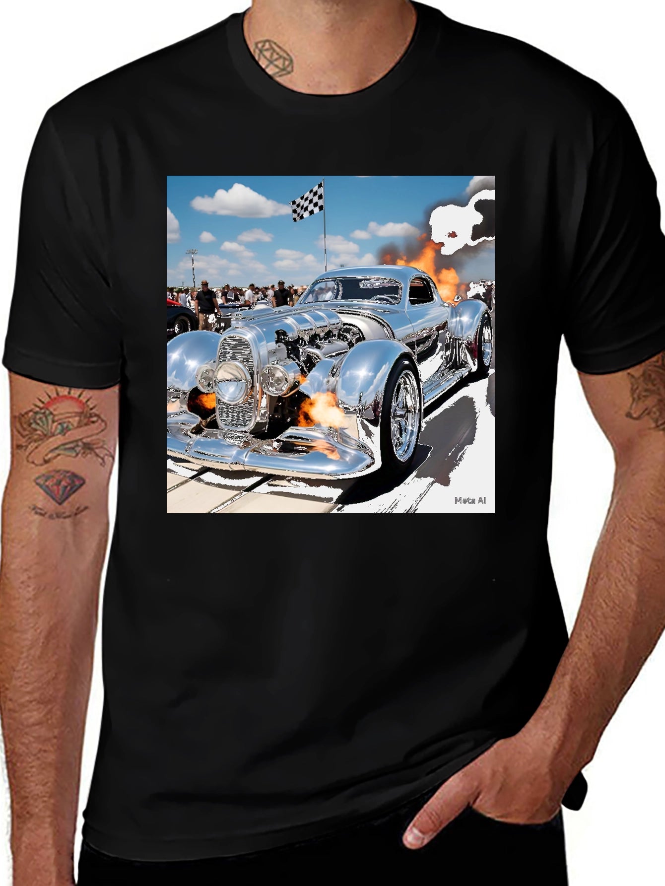 Chrome Hot Rod T-Shirt