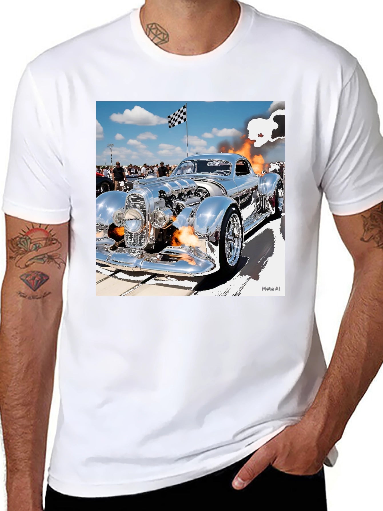 Chrome Hot Rod T-Shirt