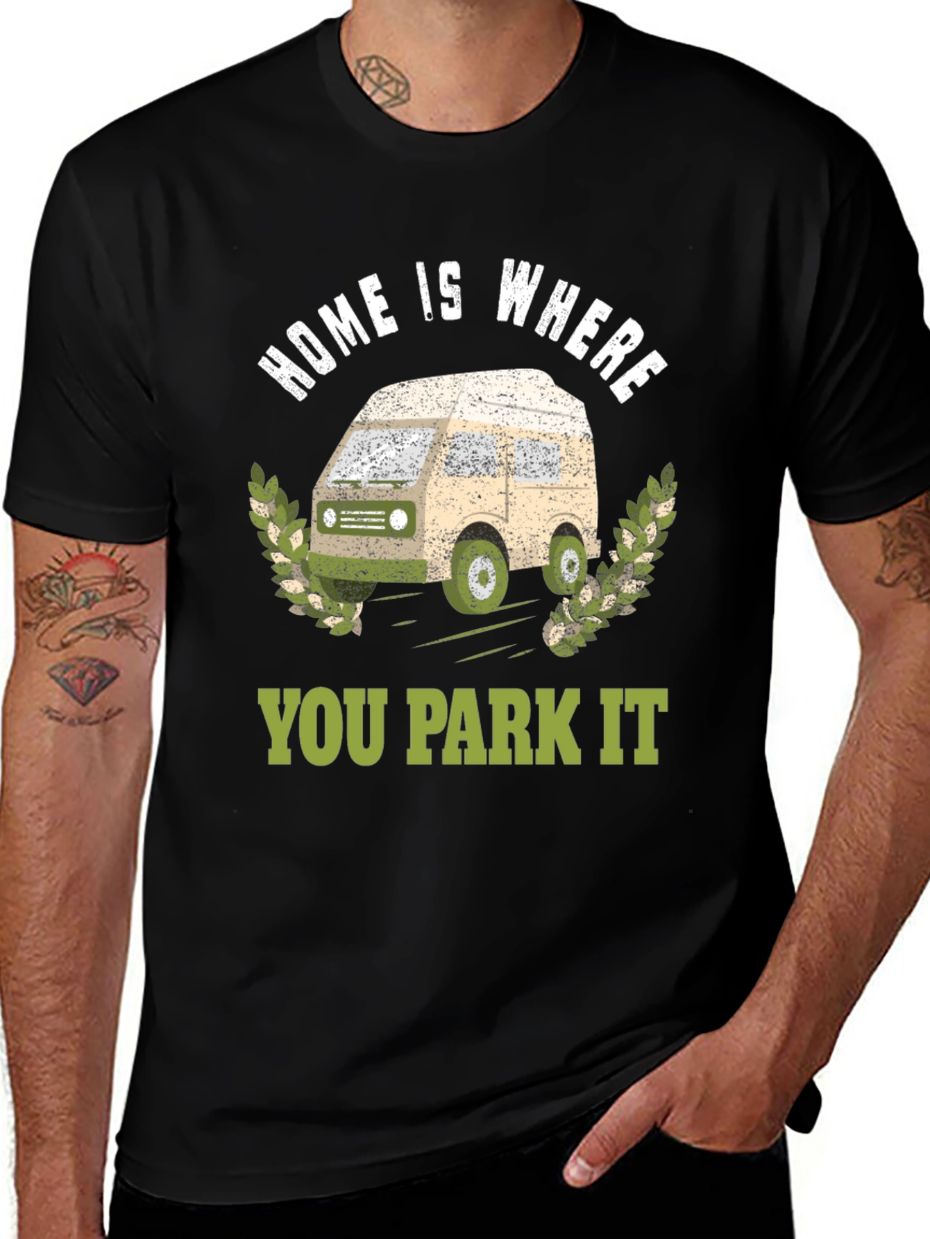 Home Is Where You Park It Graphic T-Shirt