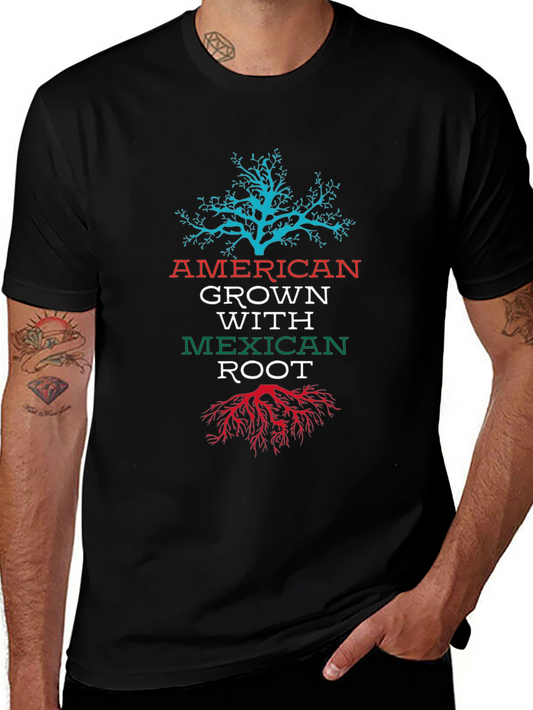 American Grown with Mexican Roots Tee