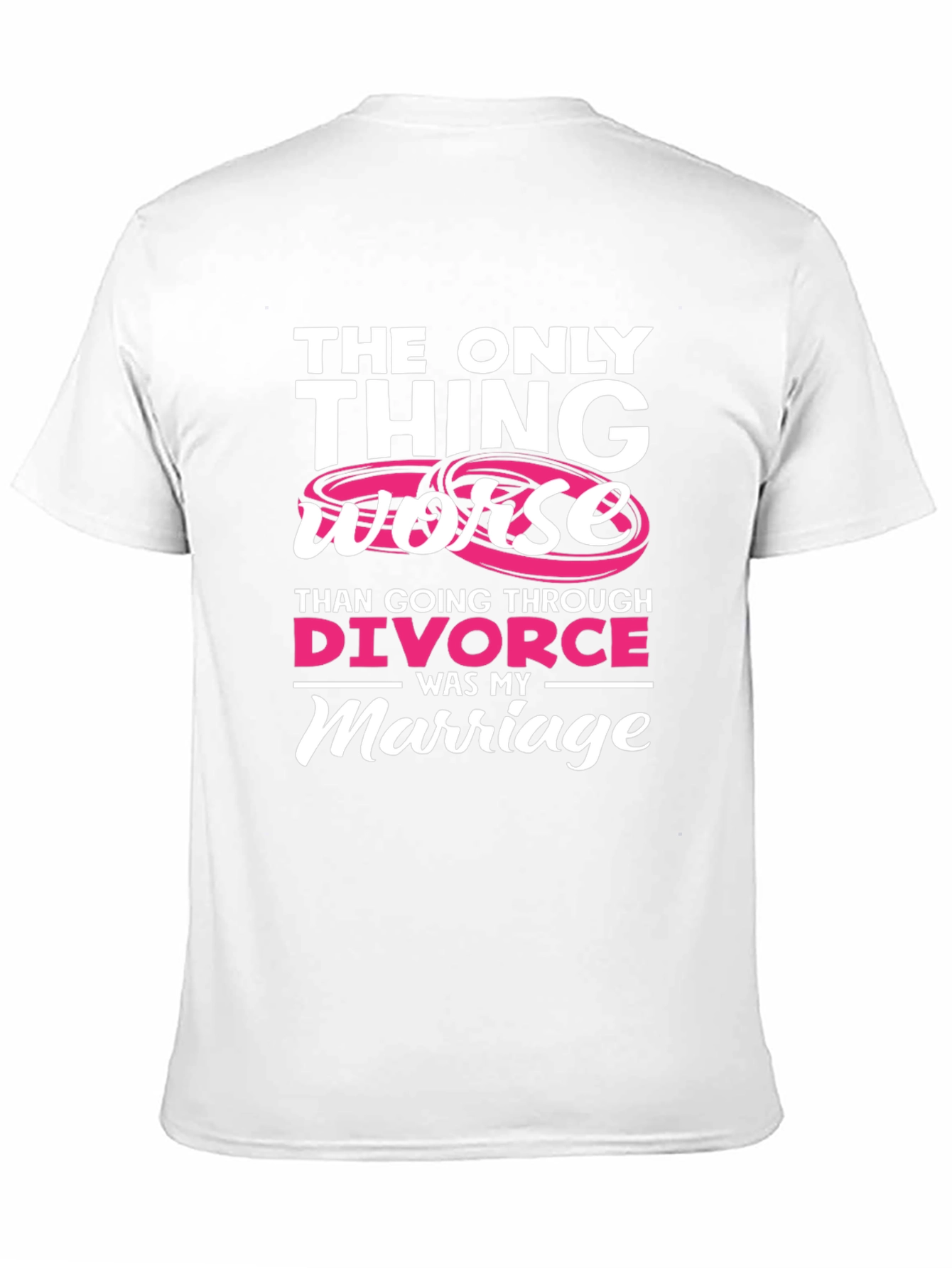Divorce Marriage Funny Sarcastic T-Shirt