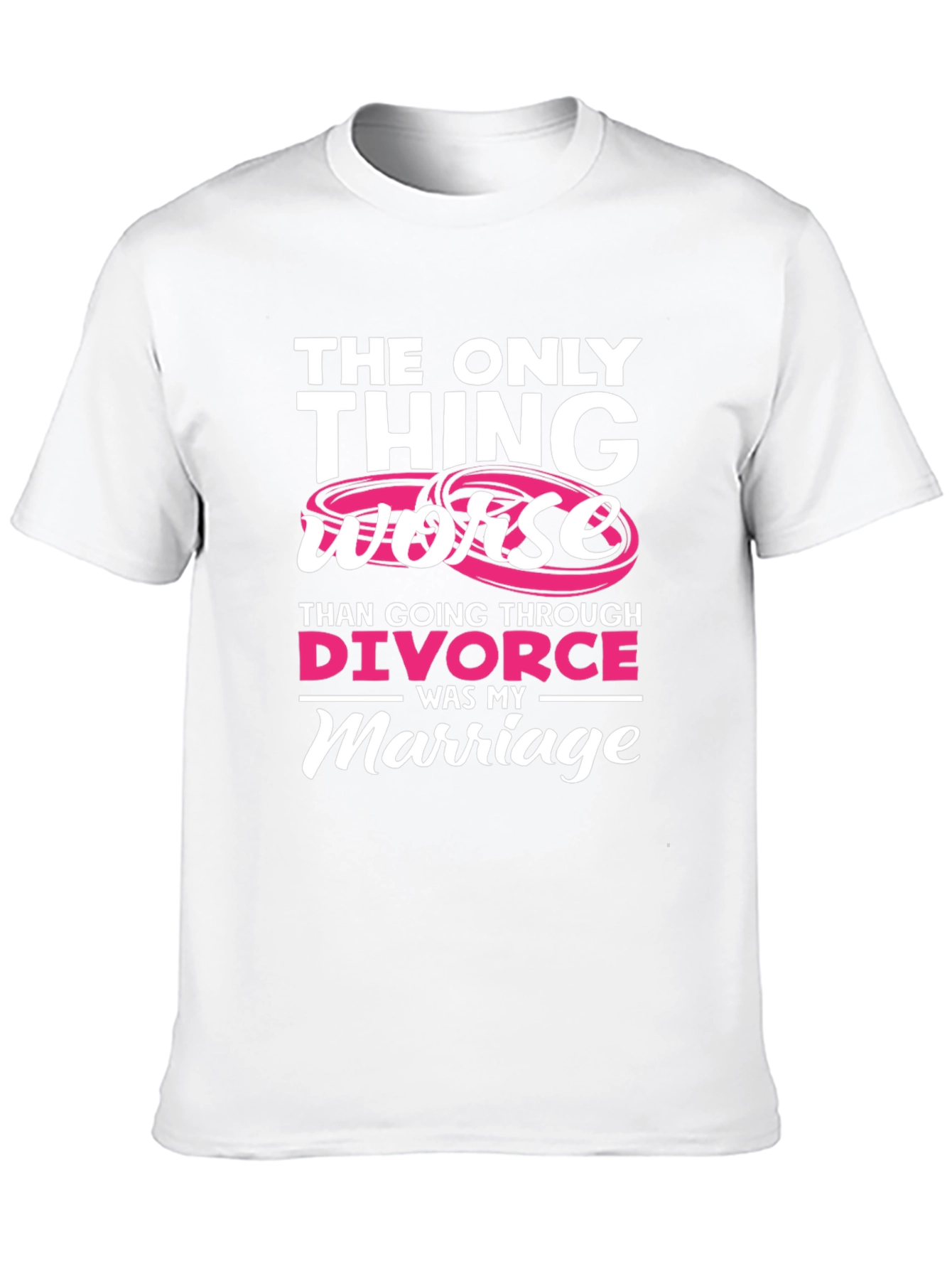 Divorce Marriage Funny Sarcastic T-Shirt