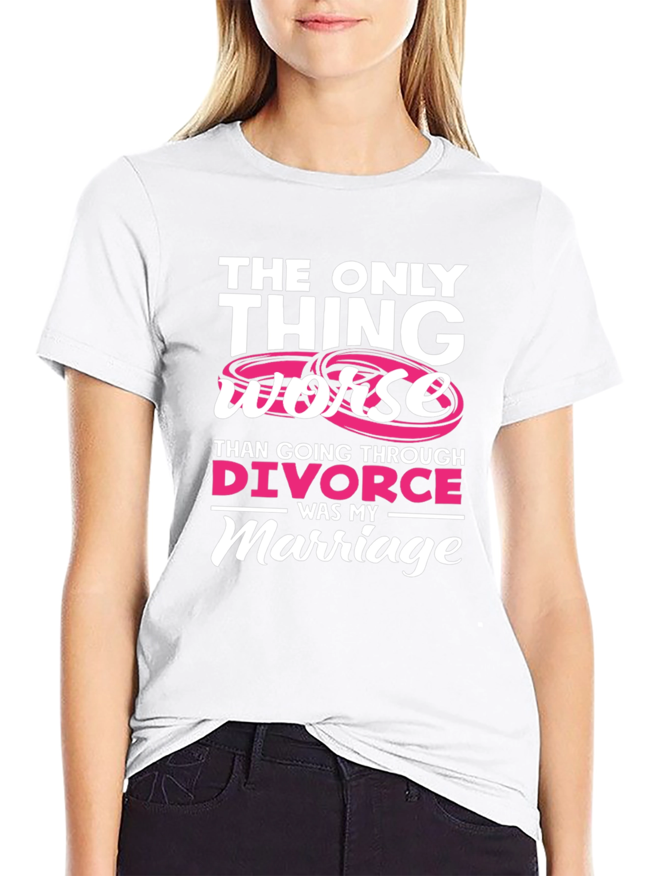 Divorce Marriage Funny Sarcastic T-Shirt