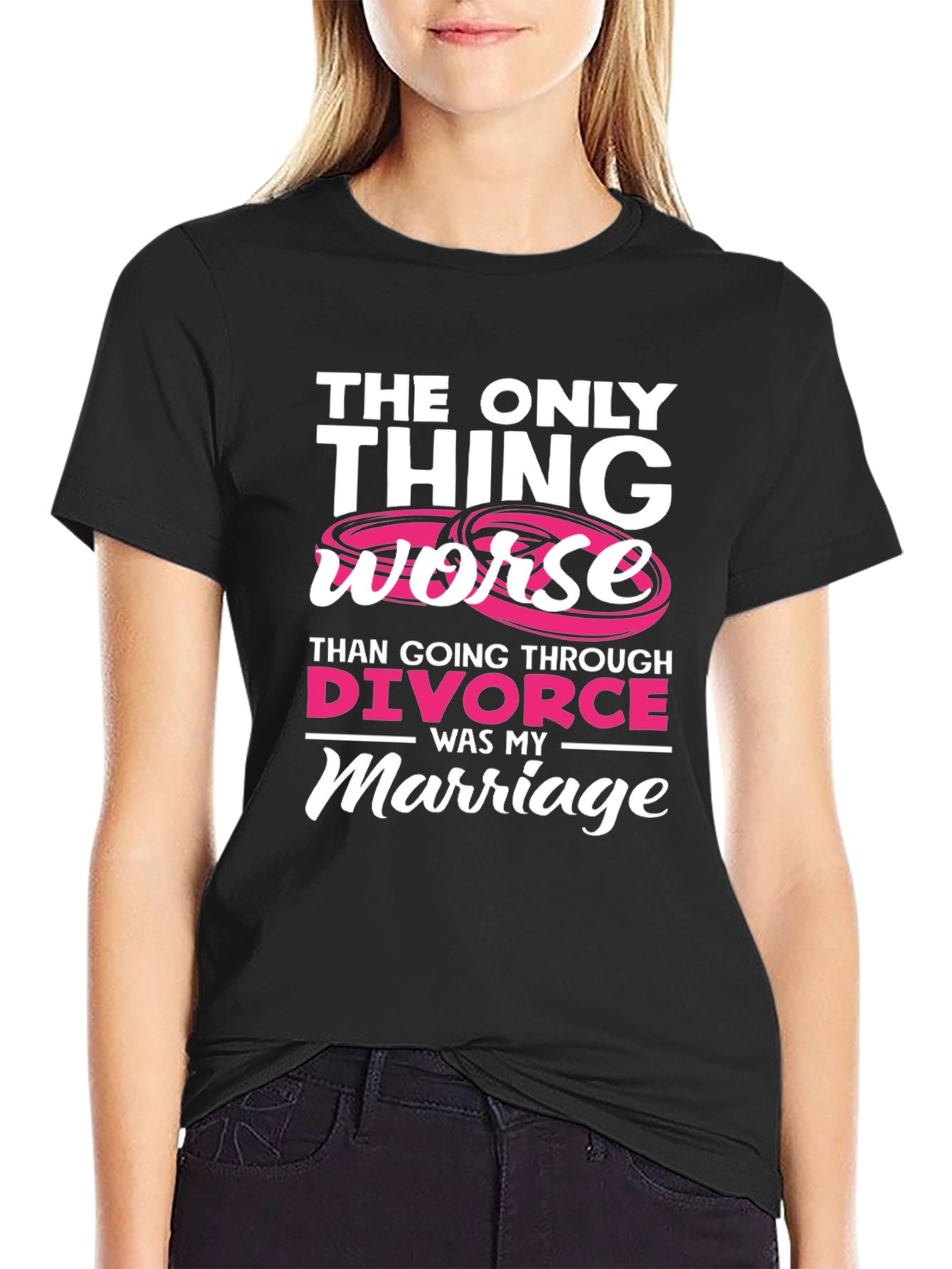 Divorce Marriage Funny Sarcastic T-Shirt