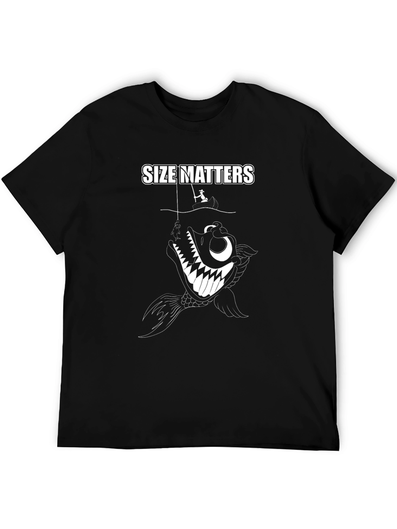 Size Matters Fishing Graphic Tee