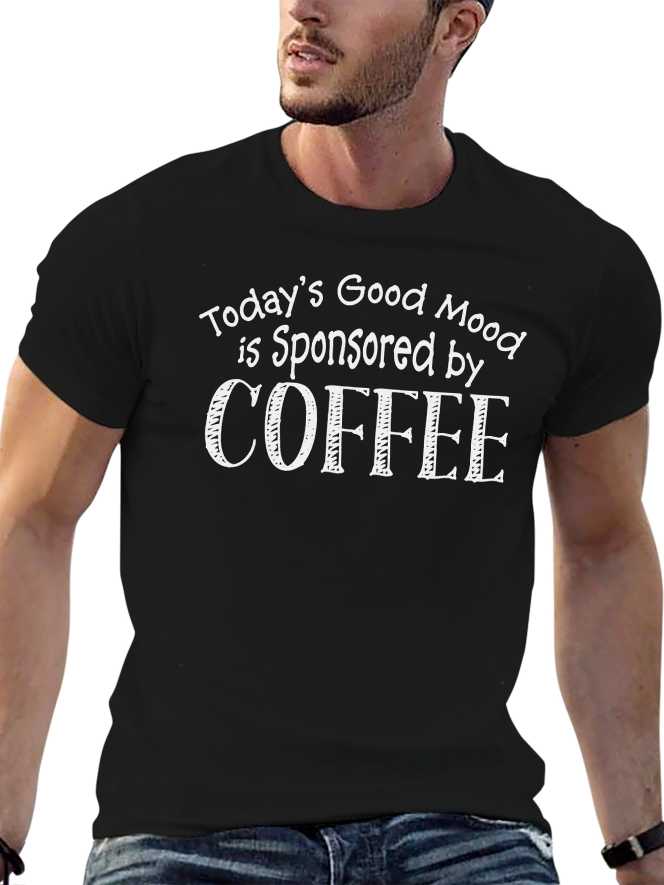Coffee Sponsored Good Mood T-Shirt