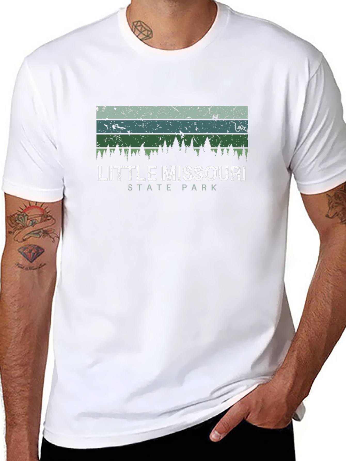 Little Missouri State Park Black T-Shirt