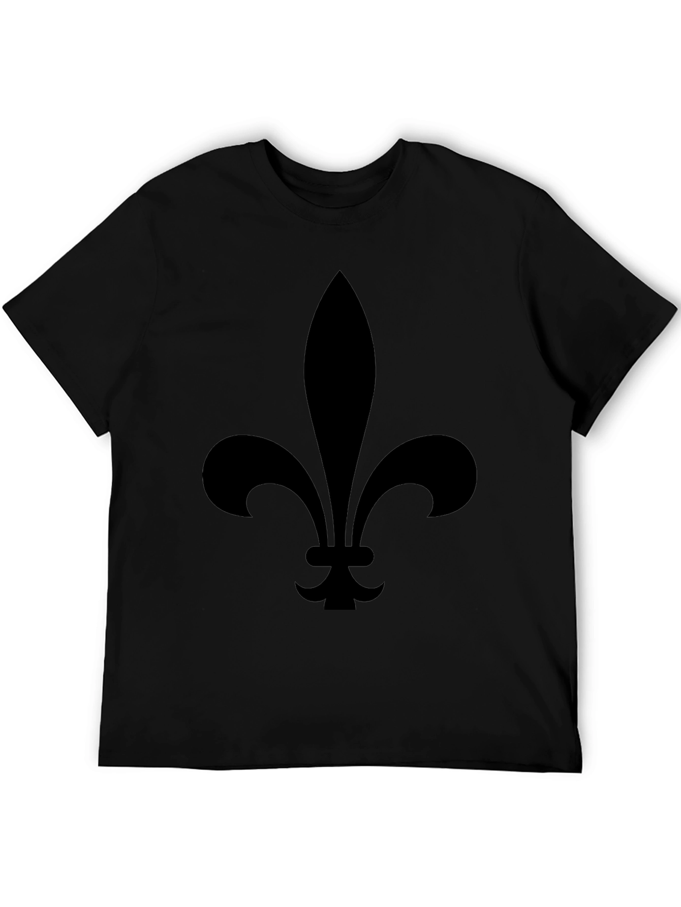 Fleur-de-lis Graphic Black T-Shirt
