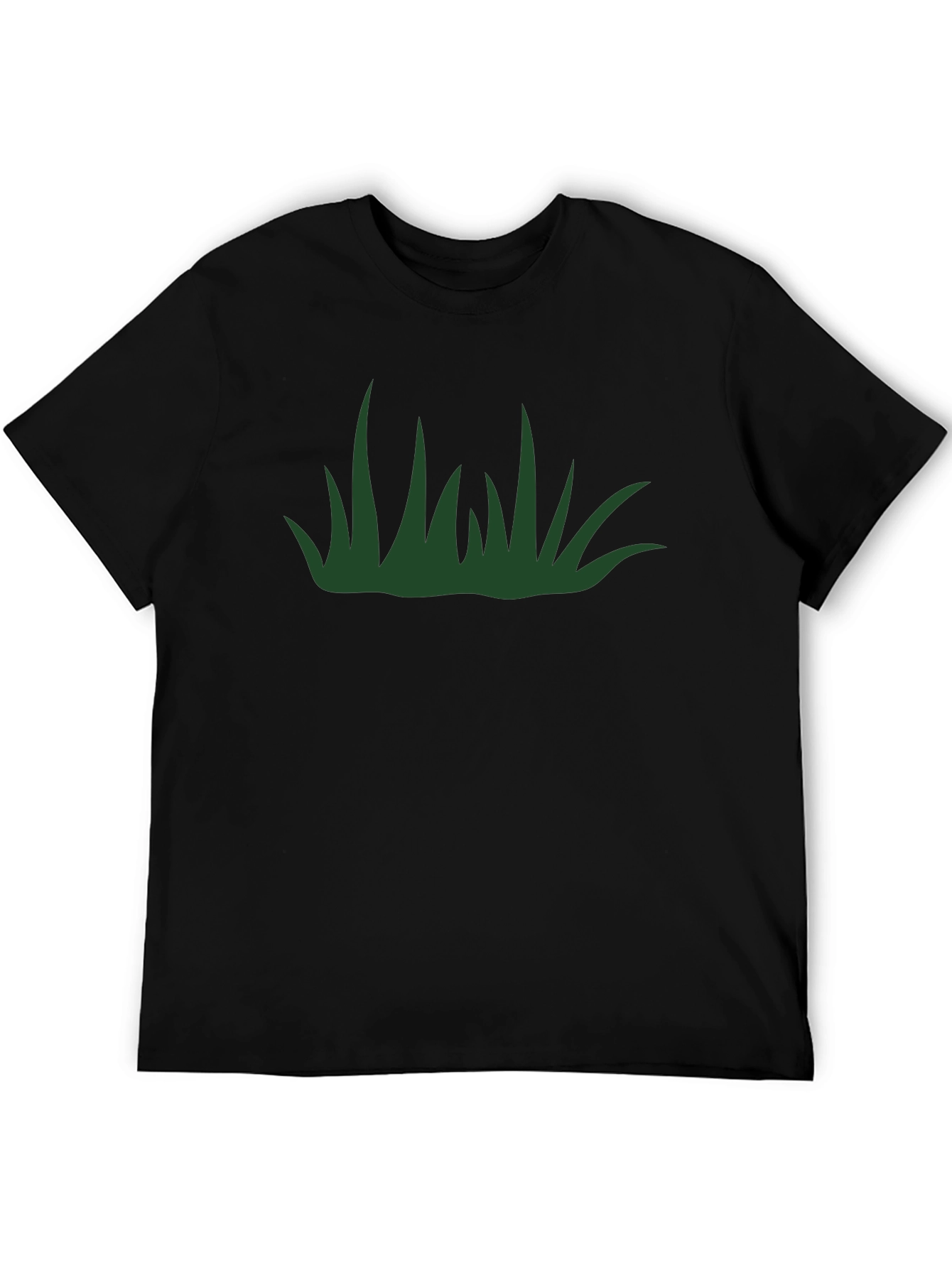 Grass Graphic Black T-Shirt