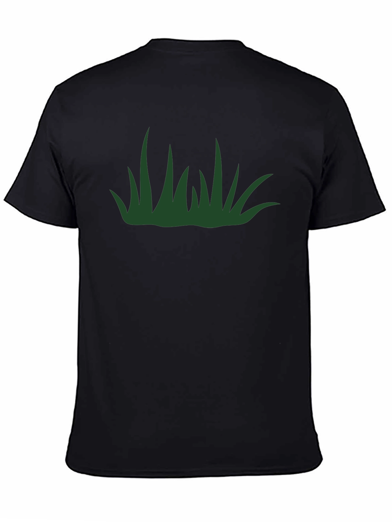 Grass Graphic Black T-Shirt