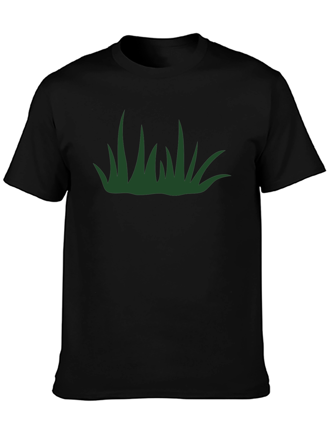 Grass Graphic Black T-Shirt