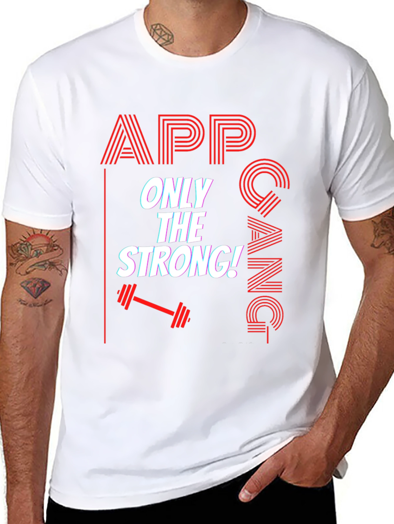 APP Gang T-Shirt - Only The Strong Fitness Tee