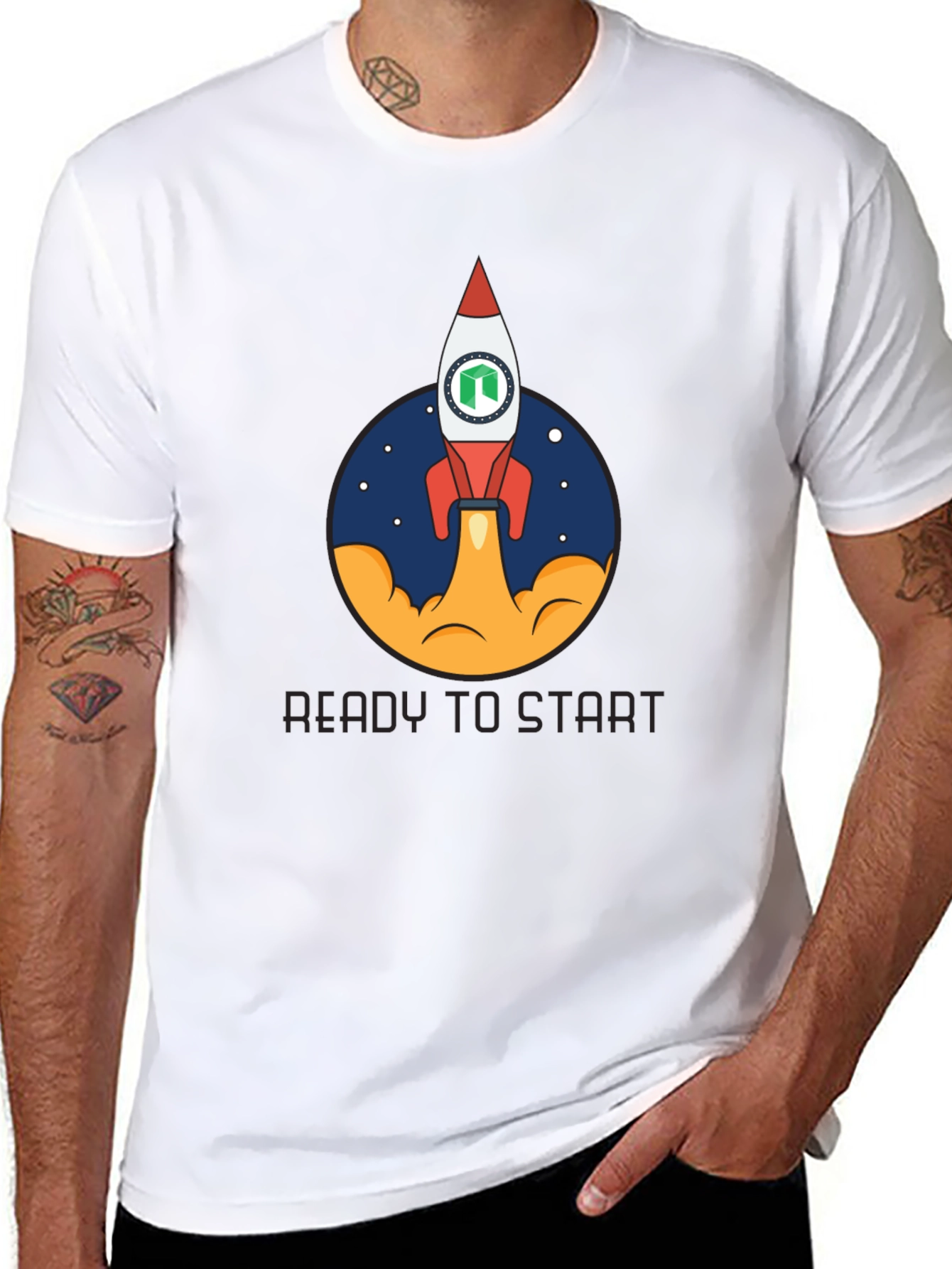 Neo Rocket T-Shirt - Ready to Start!