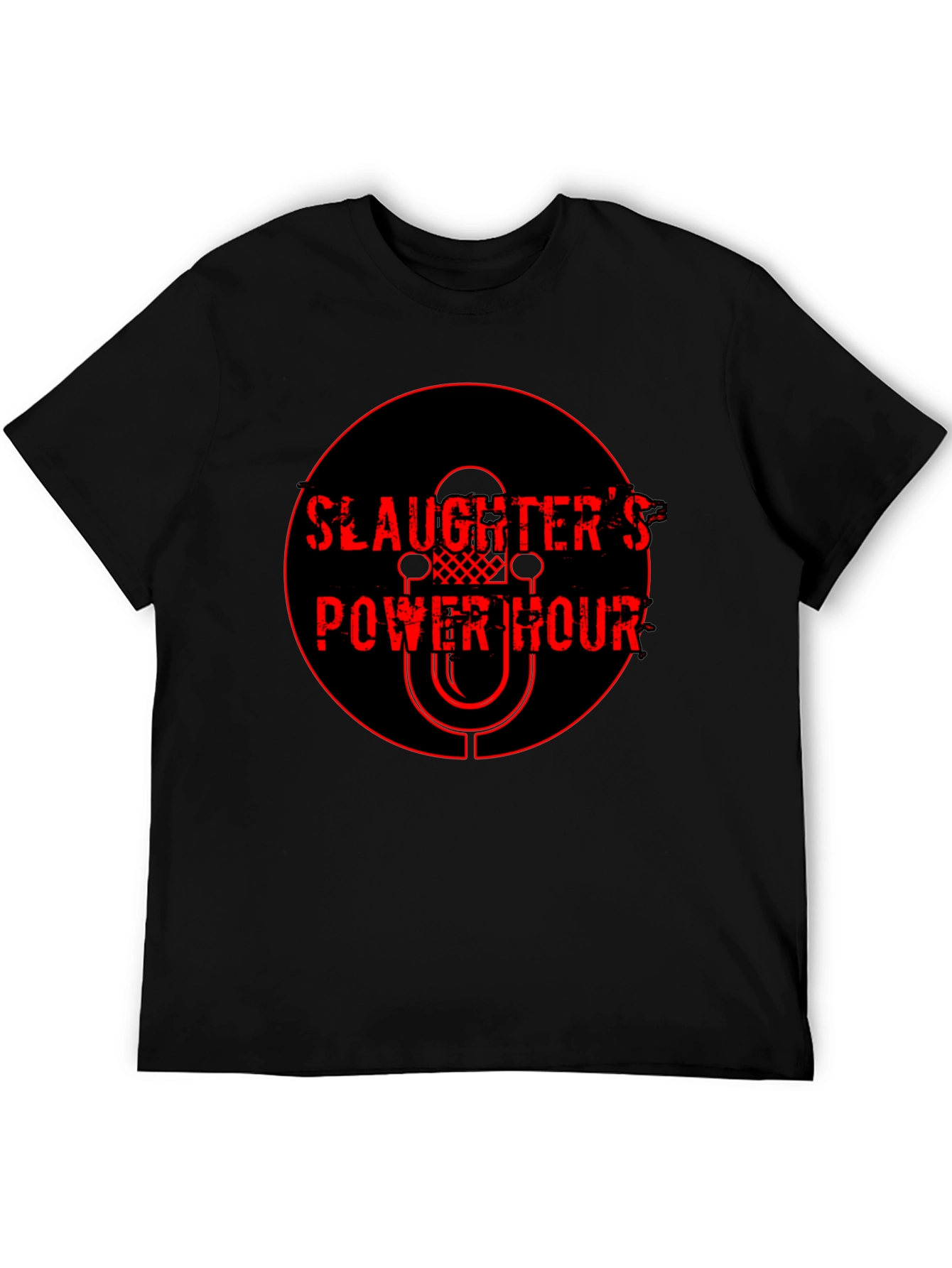 Slaughters Power Hour T-Shirt - Black Cotton Tee