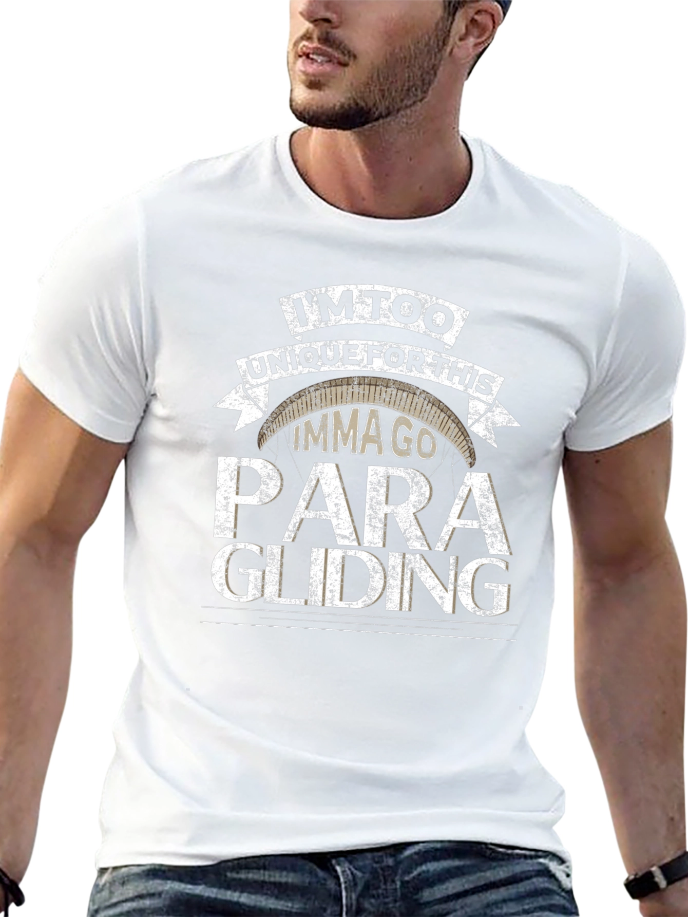 Paragliding Graphic Tee - Im Too Unique